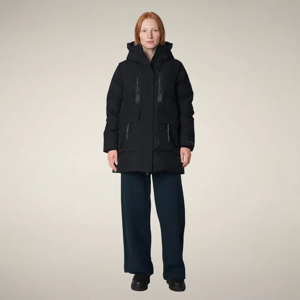 save-the-duck-k2-damen-parka-schwarz image 1