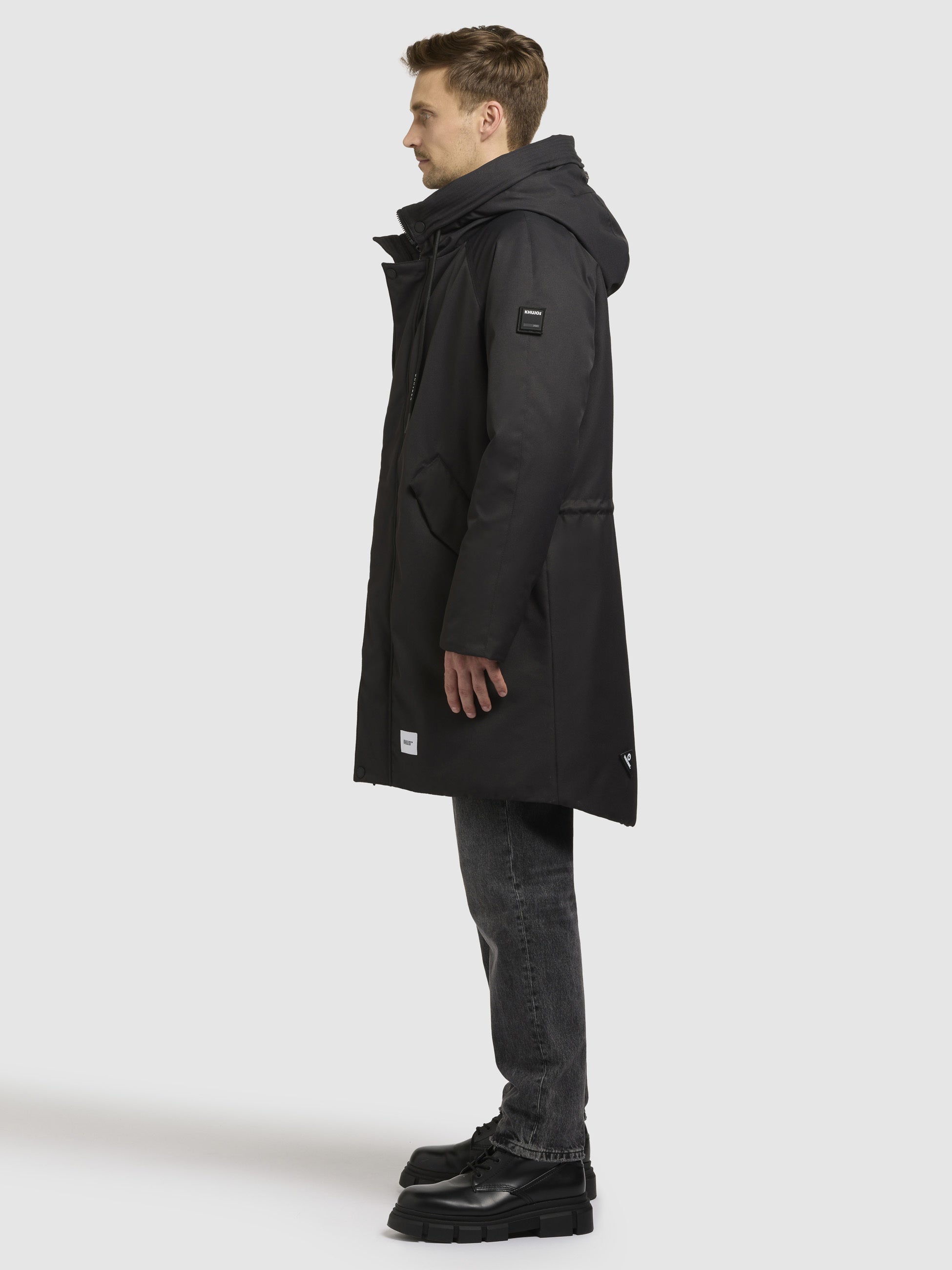 khujo-mantel-anth-dunkelgrau-parka-knielang-loose-fit-mit-fleece-taschen image 2