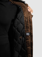 khujo-jilla-damen-wintermantel-copper-brown image 8