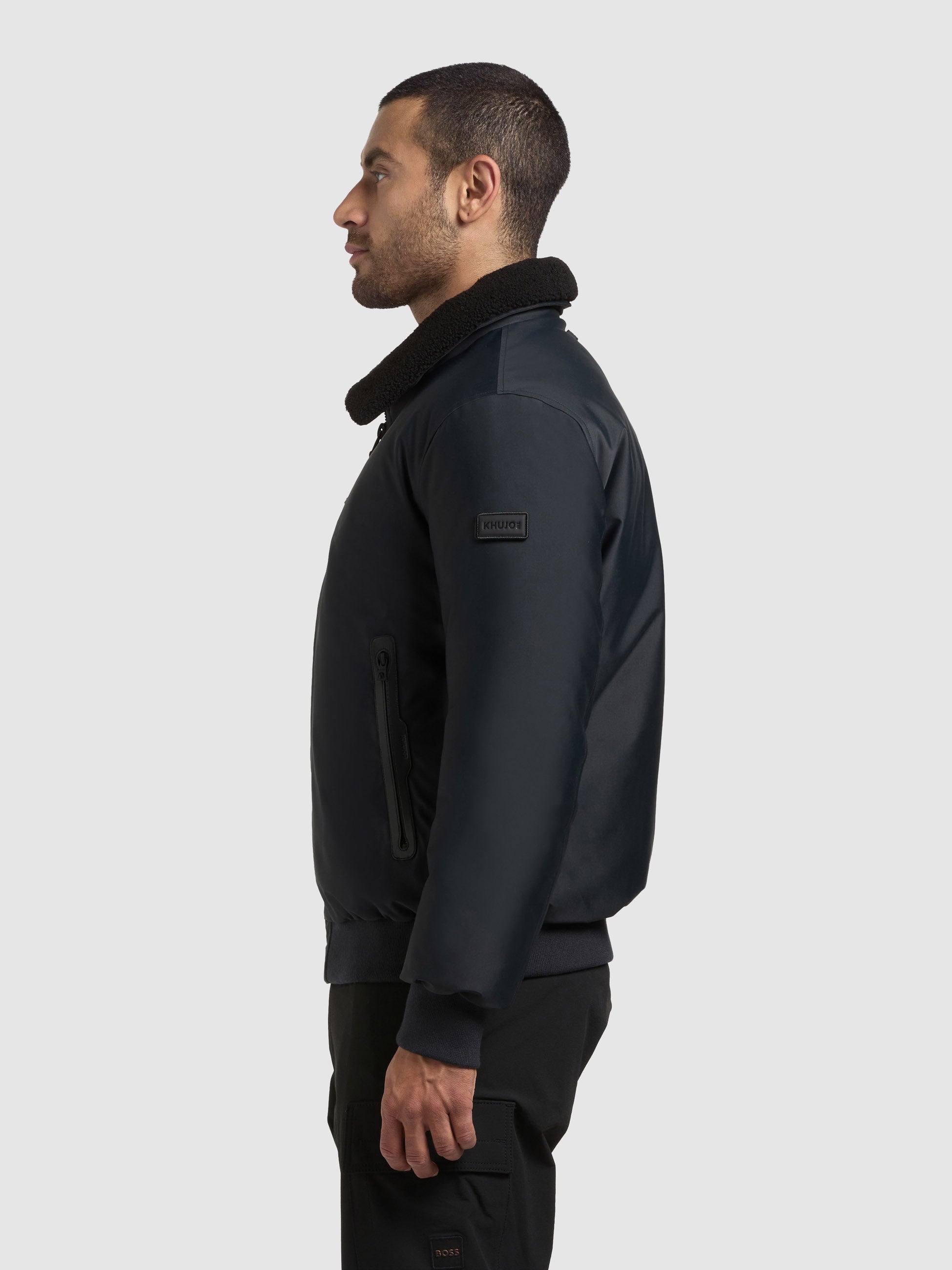 khujo-jacke-ginster-obrage-grey-blouson-fliegerjacke-mit-teddyfleece image 5