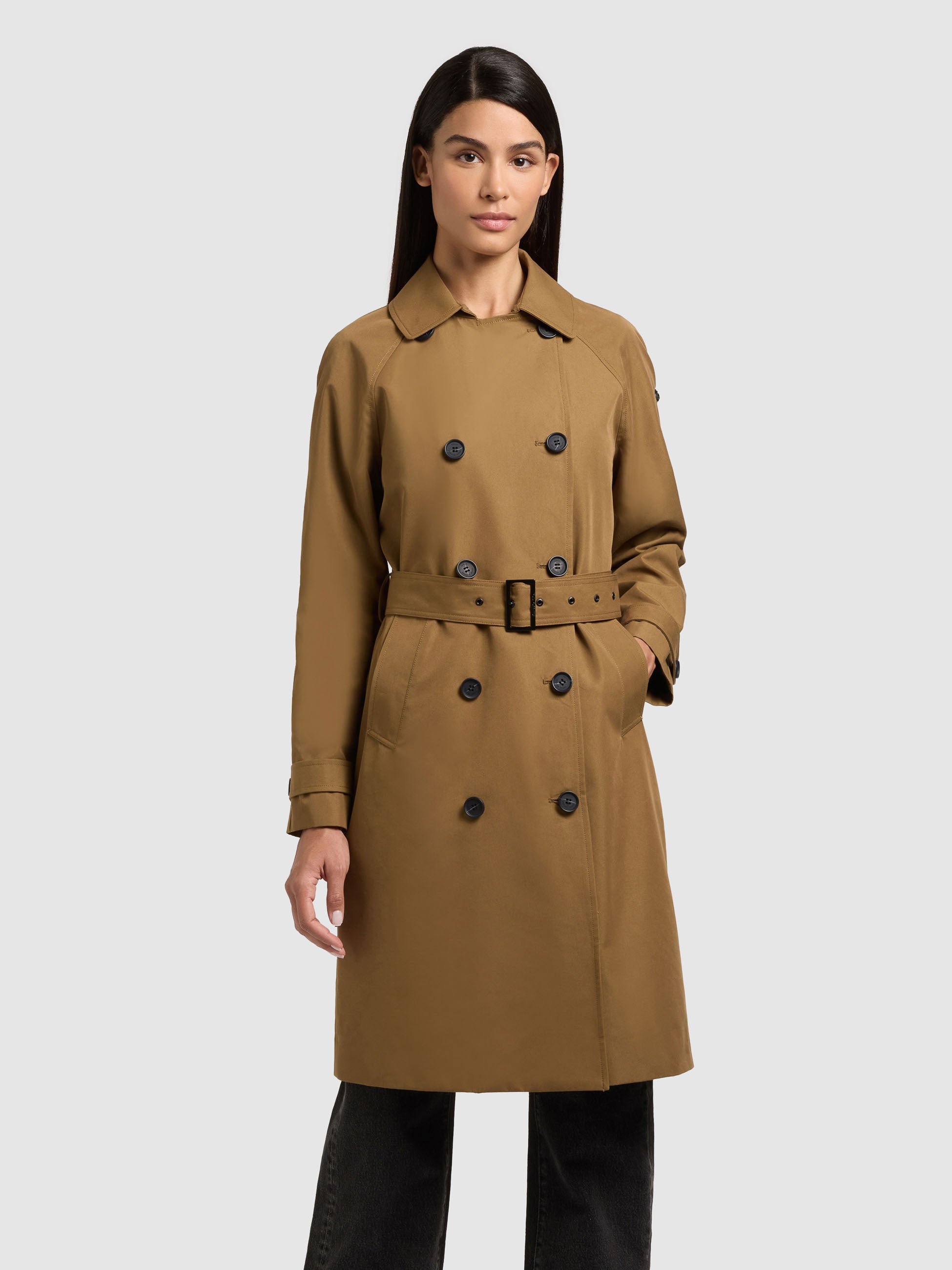 khujo-mantel-rula2-canary-green-trenchcoat-baumwollmix image 8