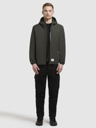 khujo-hamza-damen-jacke-dunkelgr-n-regular-fit-kapuzenjacke image 6