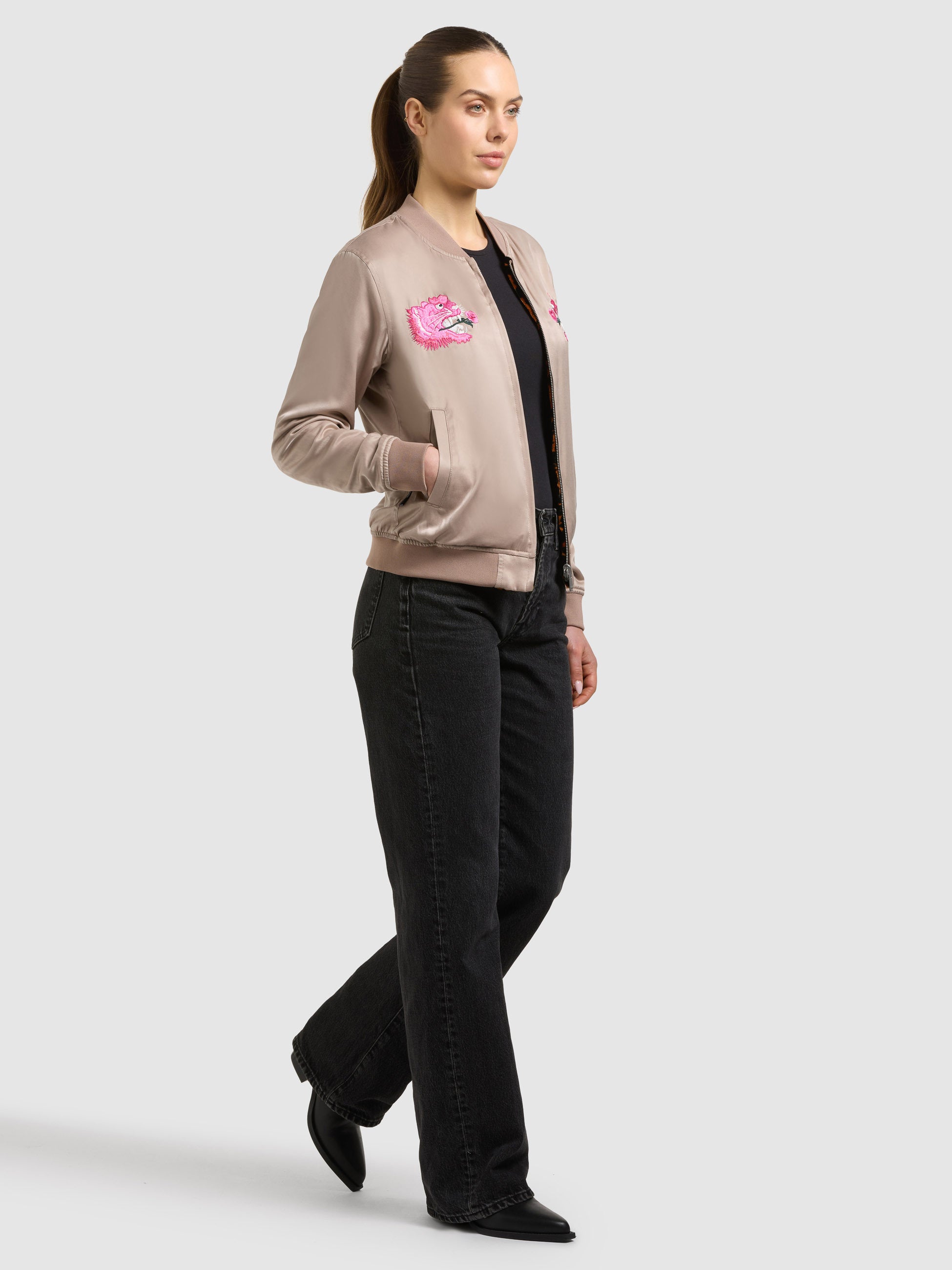 khujo-wendejacke-ruby-damen-blouson-latte-beige-leo image 6