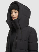 khujo-deria3-damen-coat-black-slim-fit image 7