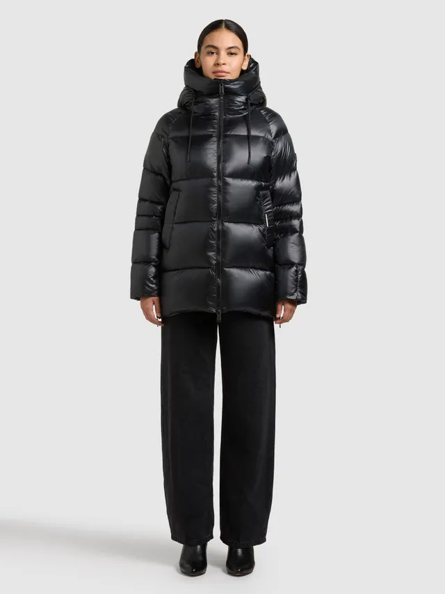 khujo-cara-damen-jacke-grau-gl-nzend image 1