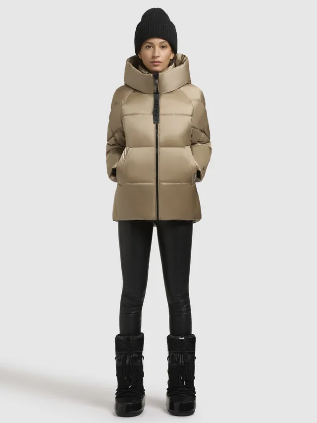 khujo-isett-damen-winterjacke-sand-h-ftlange-steppjacke-regular-fit image 1