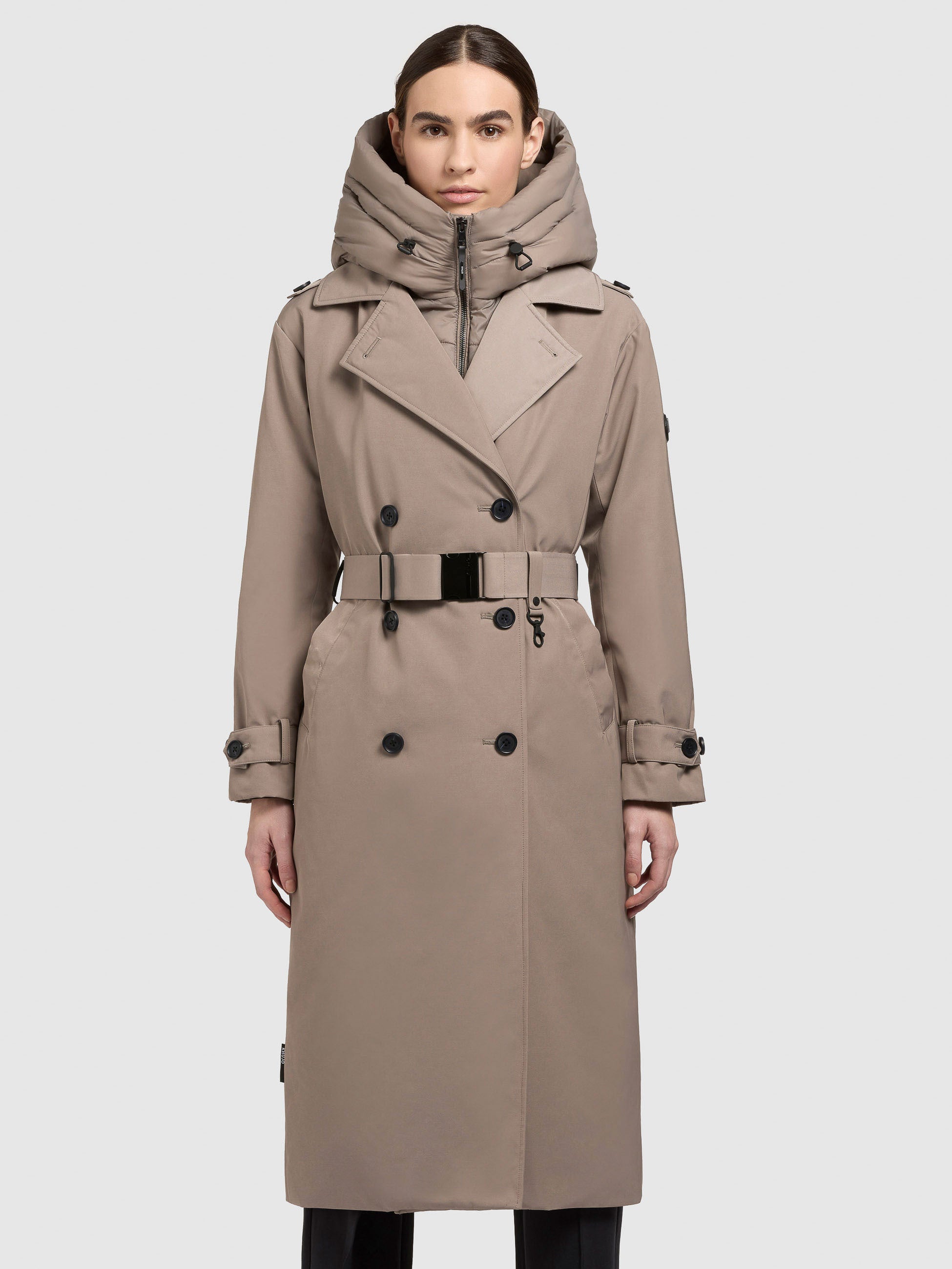 khujo-mantel-elena-greige-damen-trenchcoat-2 image 4