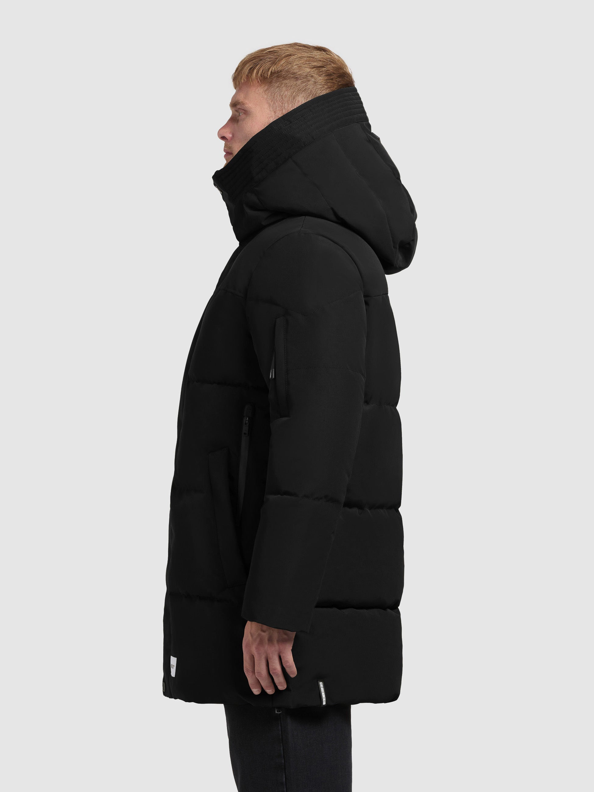 khujo-zeno-damen-steppmantel-black-loose-fit-wasserabweisend image 5