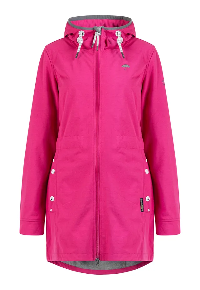 schmuddelwedda-damen-funktionsjacke-langarm-wasserdichte-longform-mit-2-wege-rei image 1