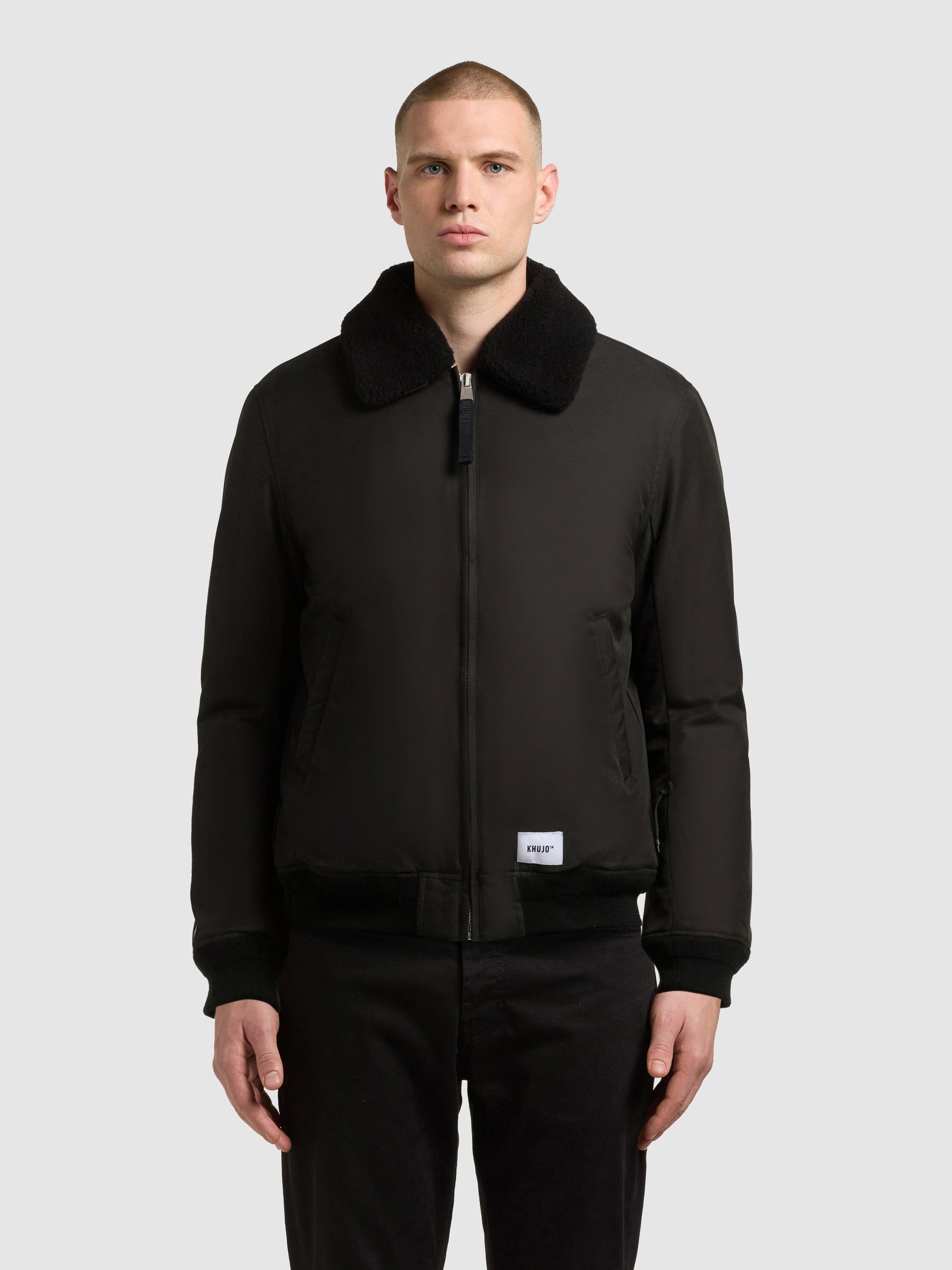 khujo-jacke-amos-black-blouson-fliegerjacke-f-r-damen image 4