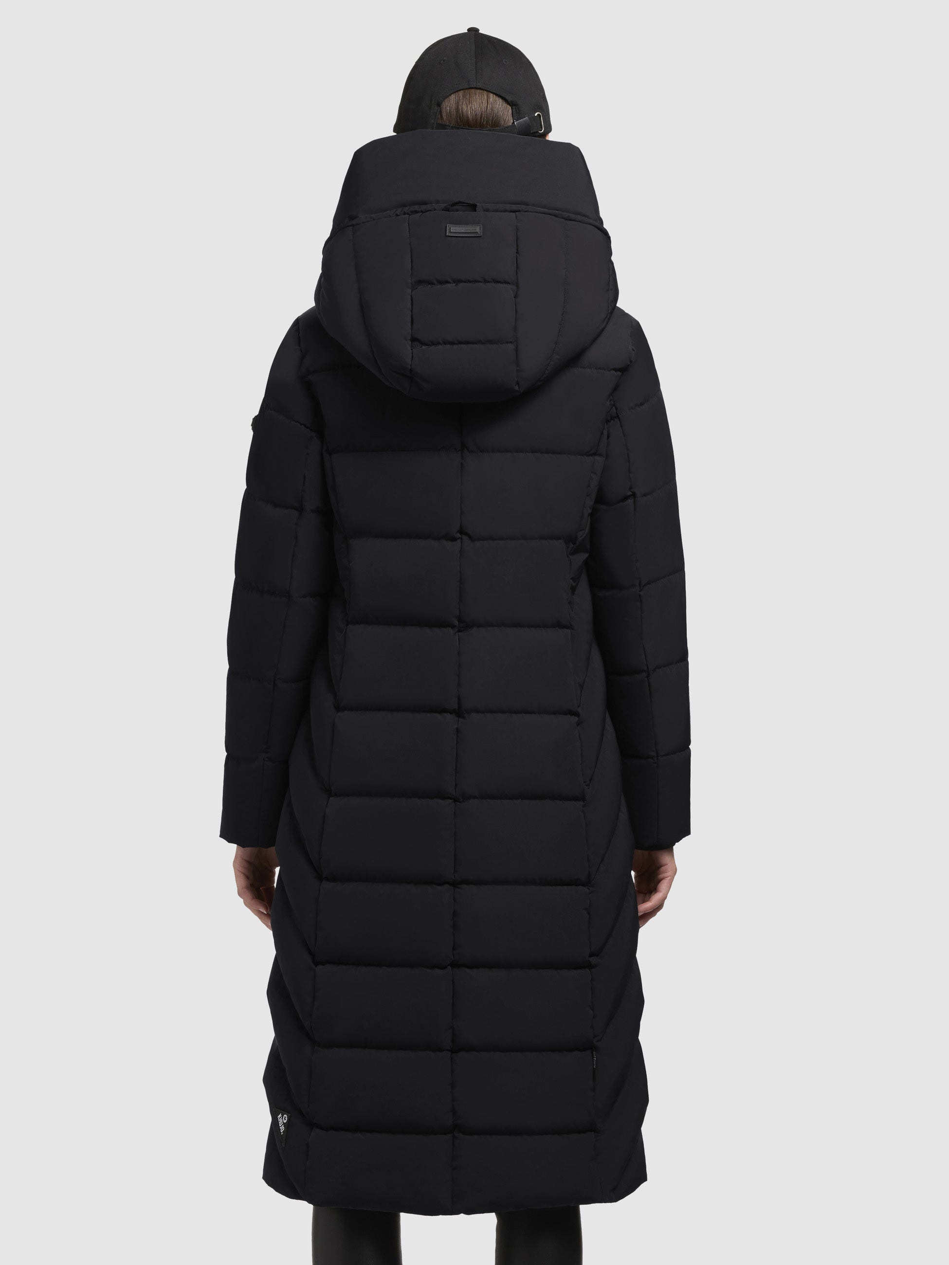 khujo-mantel-sensy-schwarz-wadenlanger-damen-steppmantel-regular-fit image 3