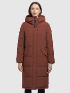 khujo-coat-dairi-damen-steppmantel-knielang-rust-red image 4