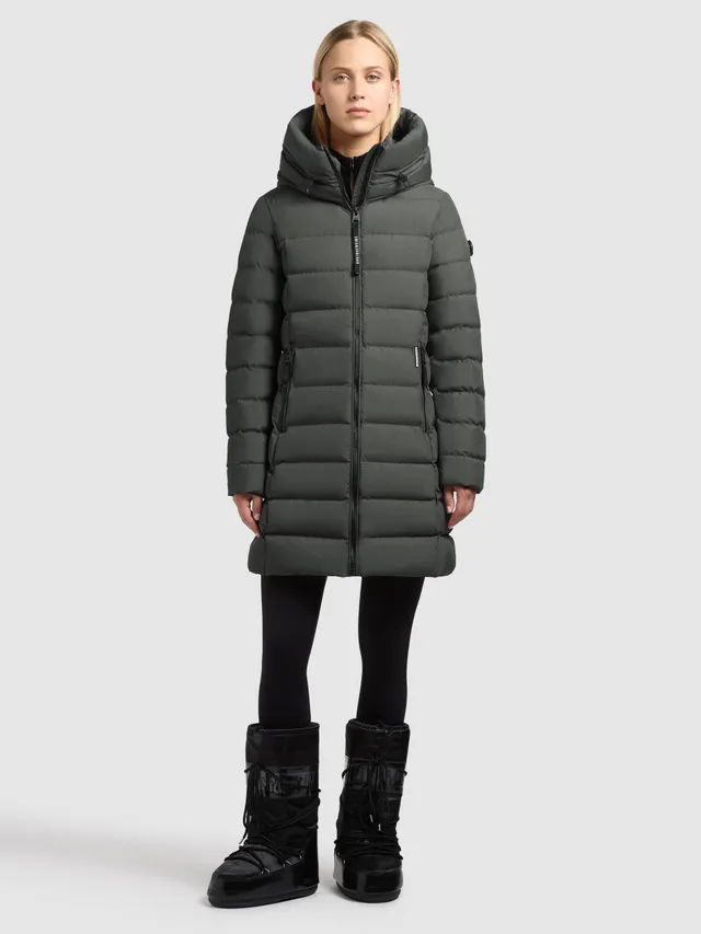khujo-jacke-nekar-foam-green-steppjacke-mit-kapuze image 1