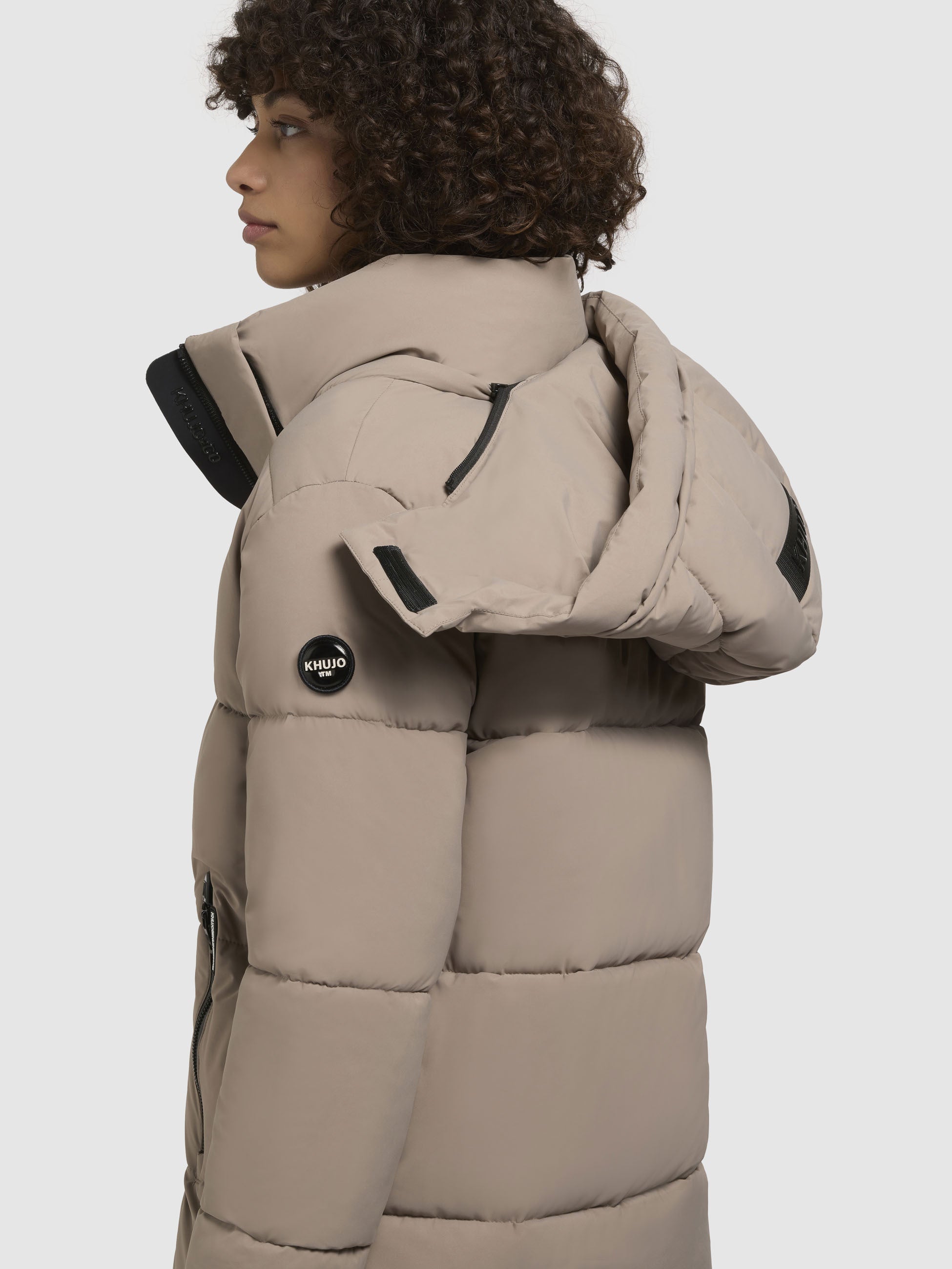 khujo-jacke-haya-matt-graubeige image 8