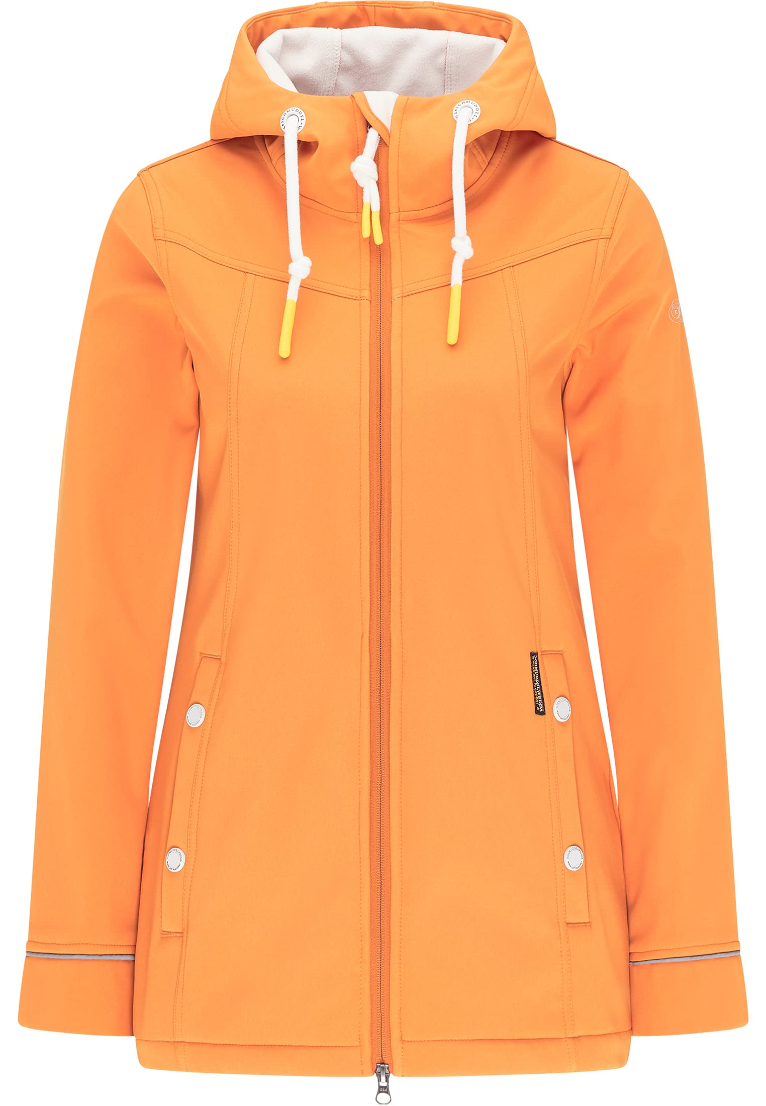schmuddelwedda-damen-softshelljacke-mit-magic-ankerprint-orange-m image 1