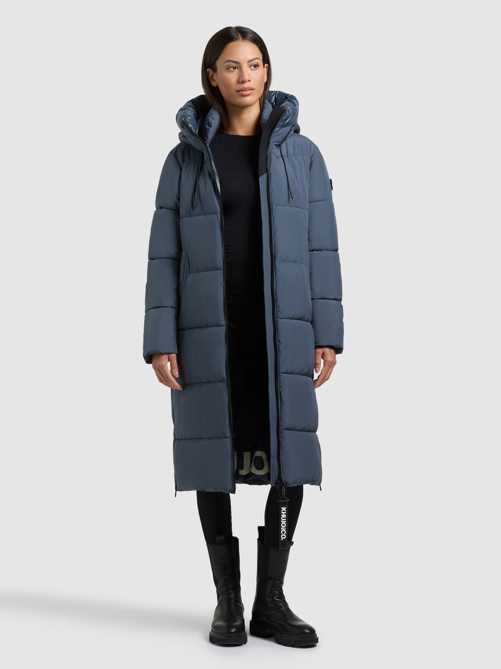 khujo-coat-nalu-dim-blue-knielanger-steppmantel-f-r-damen image 1
