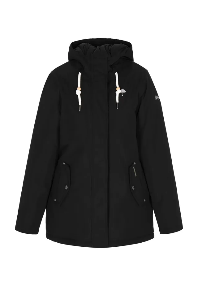 schmuddelwedda-damen-winterjacke-mit-kapuze-rei-verschluss-und-klappentaschen-ge image 1