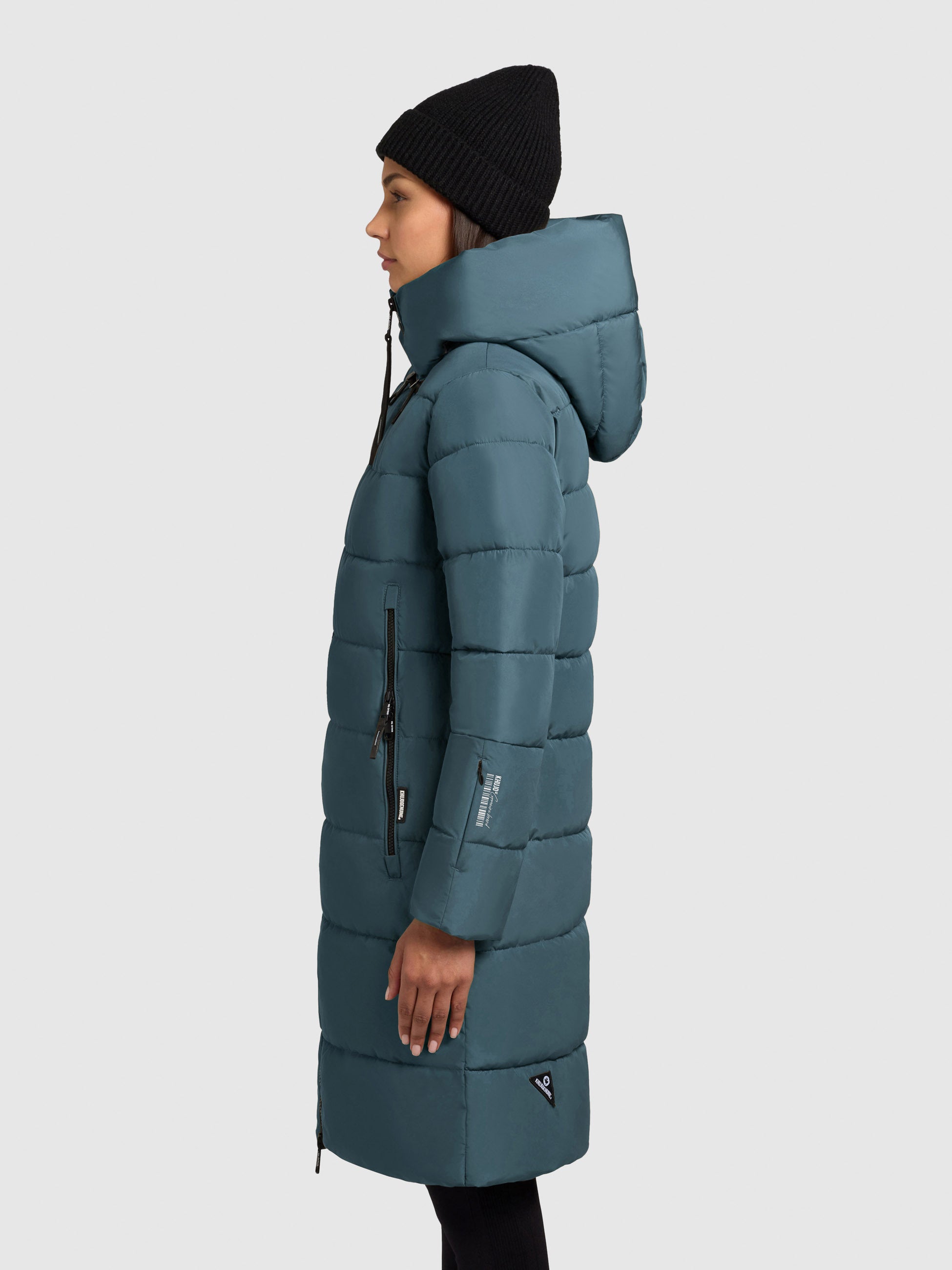 khujo-jilias5-mantel-dim-blue-langer-steppmantel-damen-winterjacke image 5