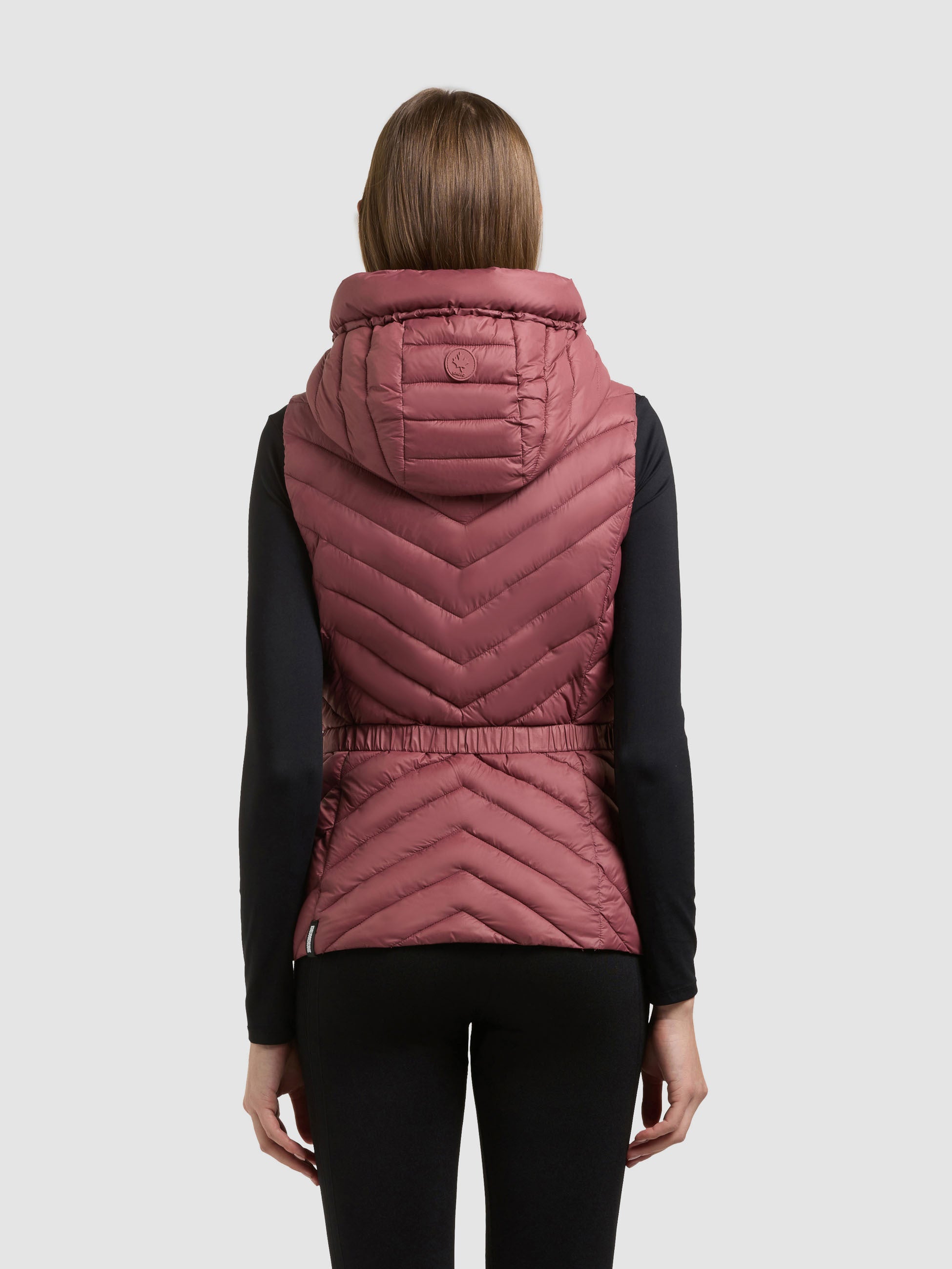 khujo-demie-damen-steppweste-fuchsia-slim-fit-mit-g-rtel image 3