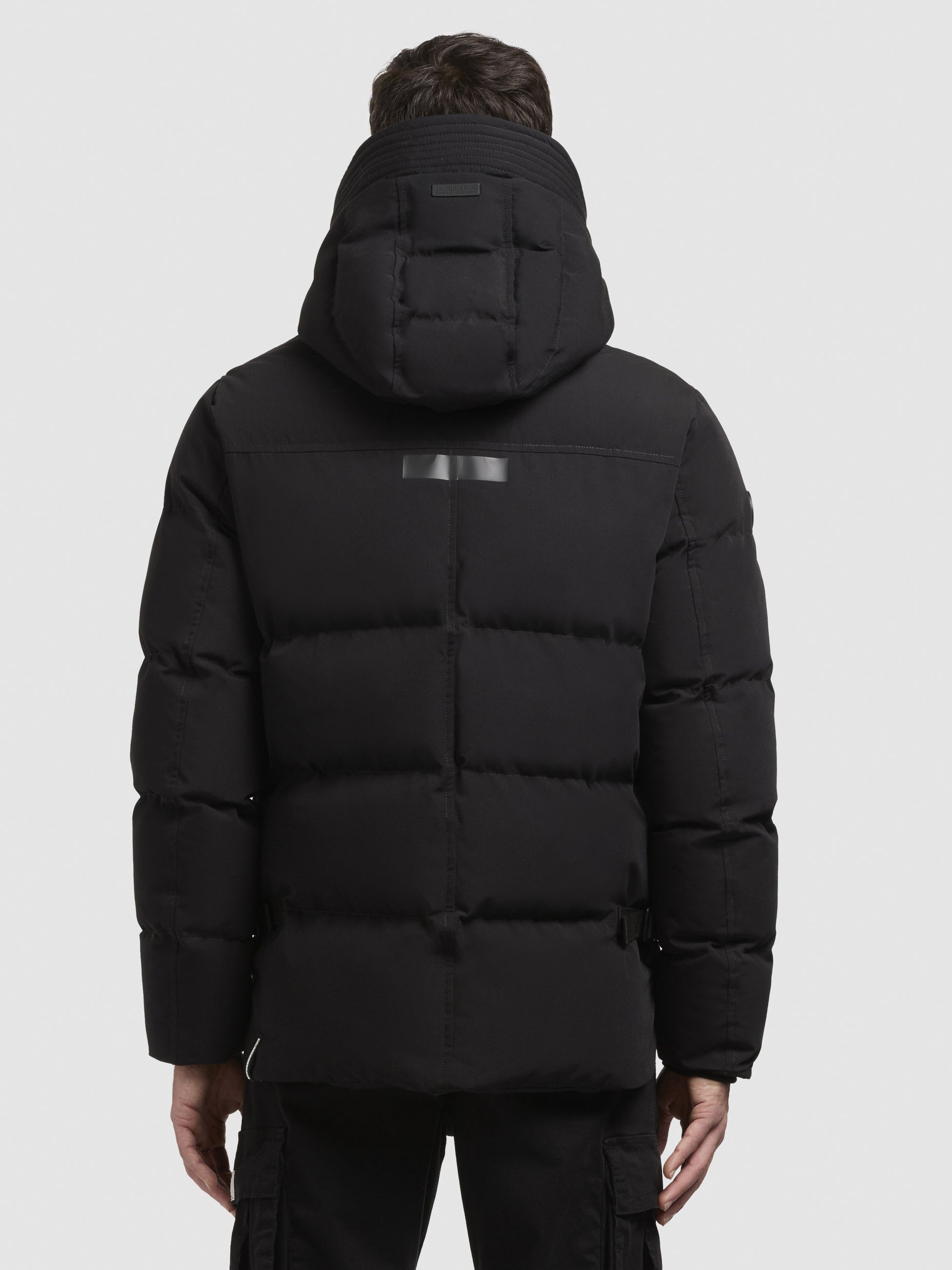 khujo-jacke-tato-schwarz-steppjacke-mit-kapuze image 3