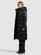 khujo-coat-willa-black-damen-steppmantel-knielang-winter image 2