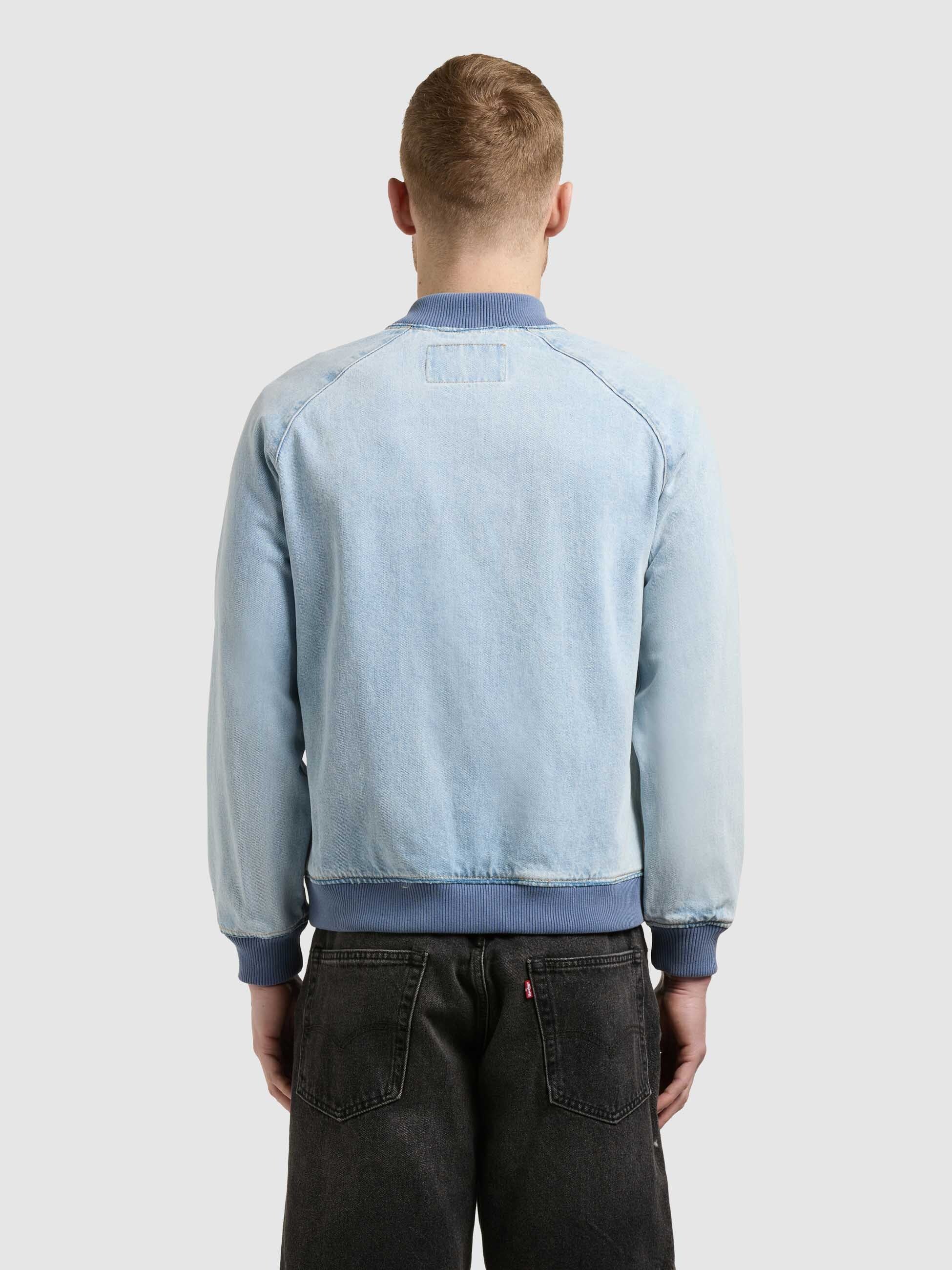 khujo-jeansjacke-cahill-light-blue-blouson-aus-baumwoll-denim image 3