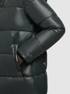 khujo-jacket-word3-satin-dark-green-gesteppte-winterjacke-damen image 8