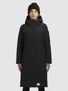 khujo-mantel-dani2-schwarz-warmer-langer-damen-steppmantel image 4