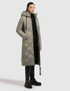 khujo-mantel-cilia-damen-witcher-green-rautenstepp-regular-fit image 6