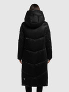 khujo-coat-pulset-shiny-black-wattierter-wintermantel image 3