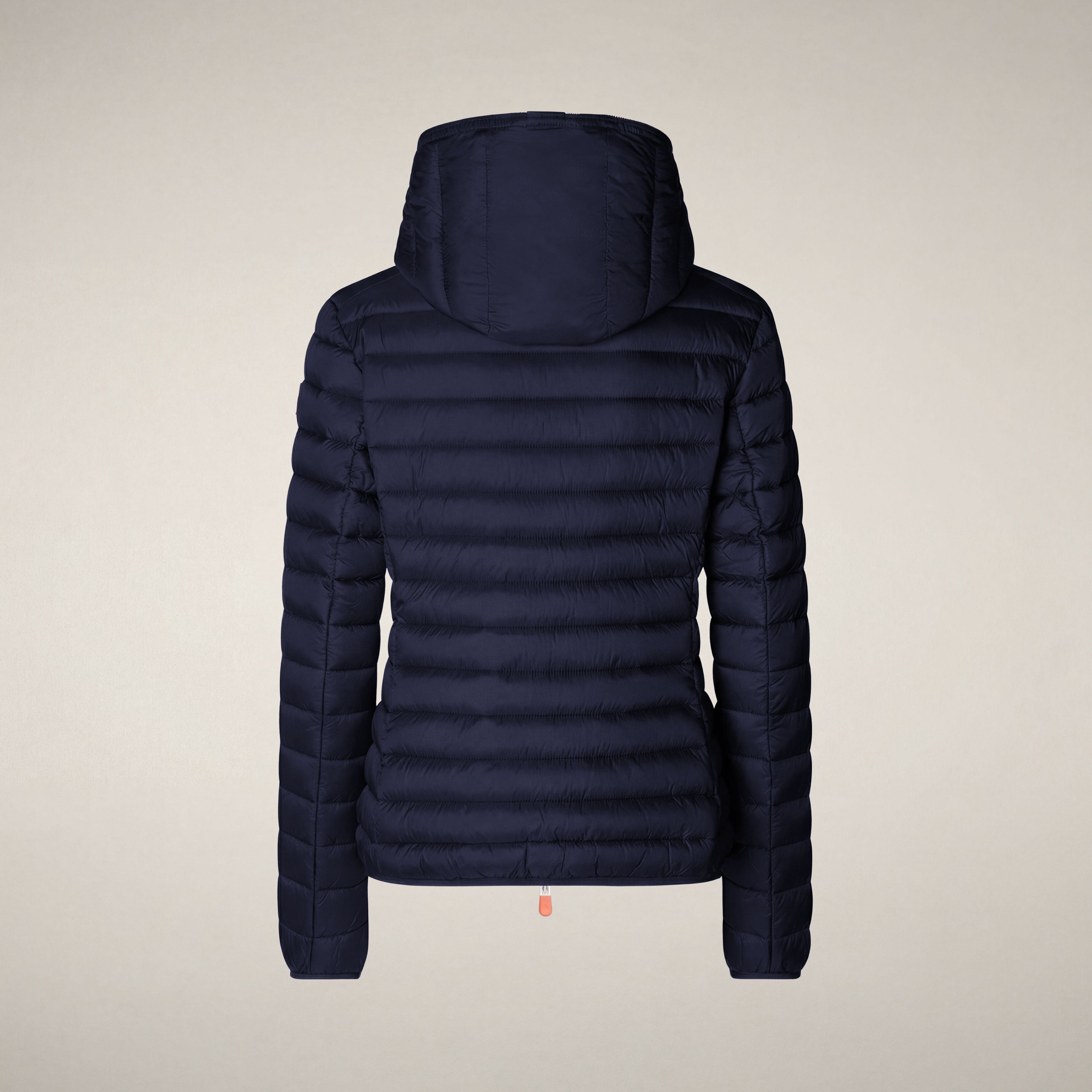 save-the-duck-daisy-damen-pufferjacke-mit-kapuze-navyblau-plumtech image 4