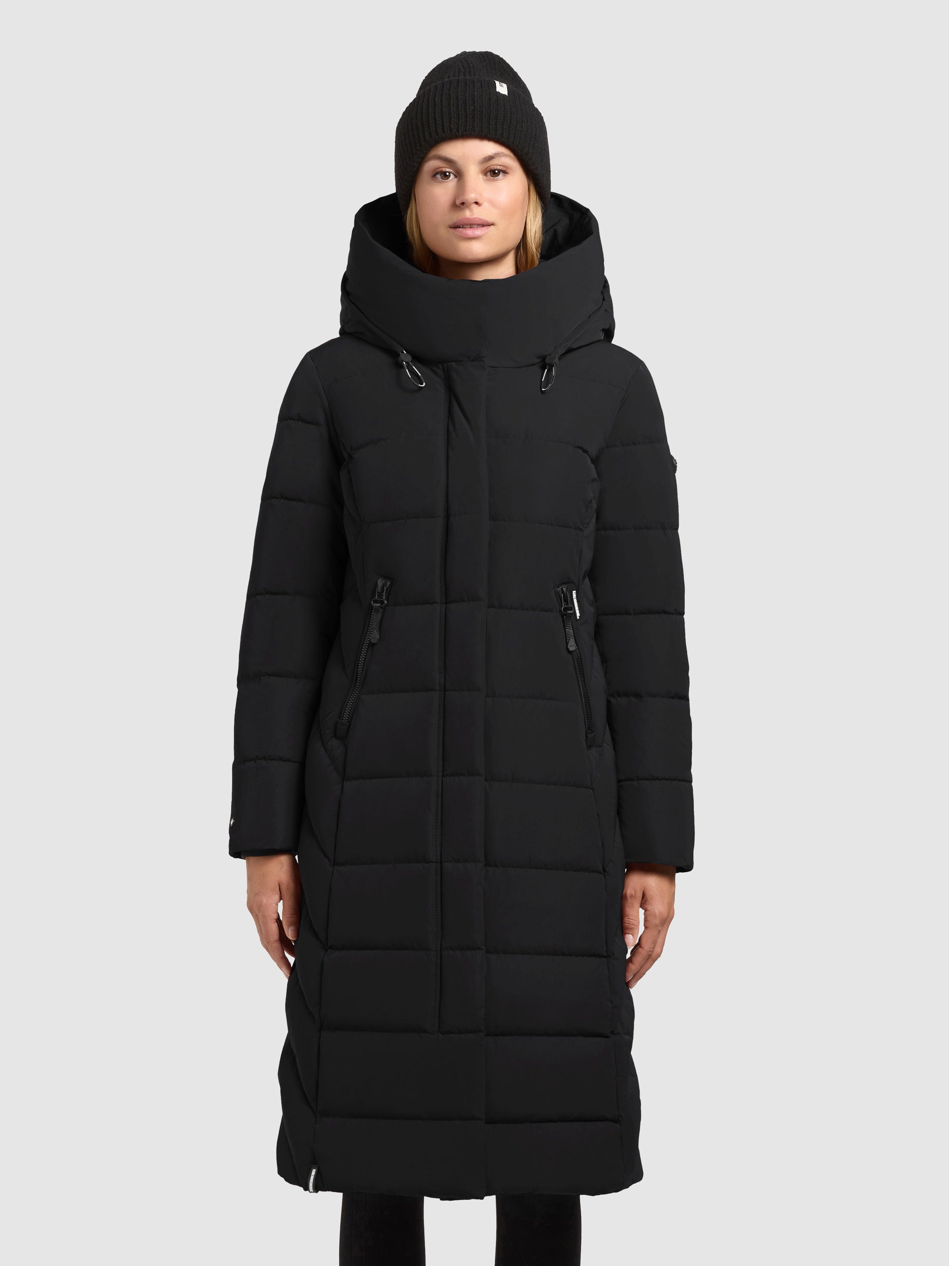 khujo-mantel-sensy-black-damen-winter-steppmantel-wadenlang-regular-fit image 4