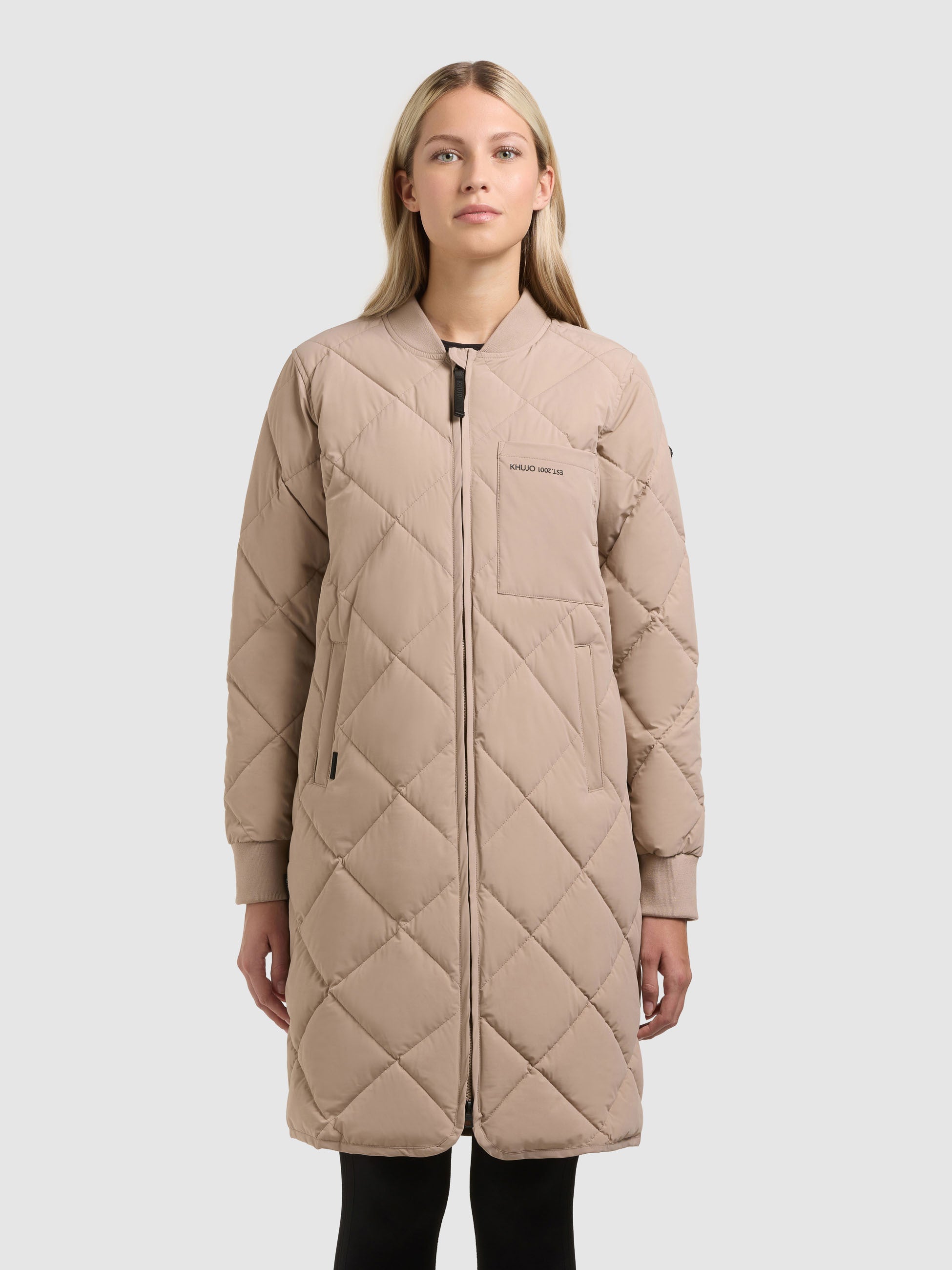 khujo-ymal2-steppmantel-latte-beige-regular-fit-kurzmantel image 4