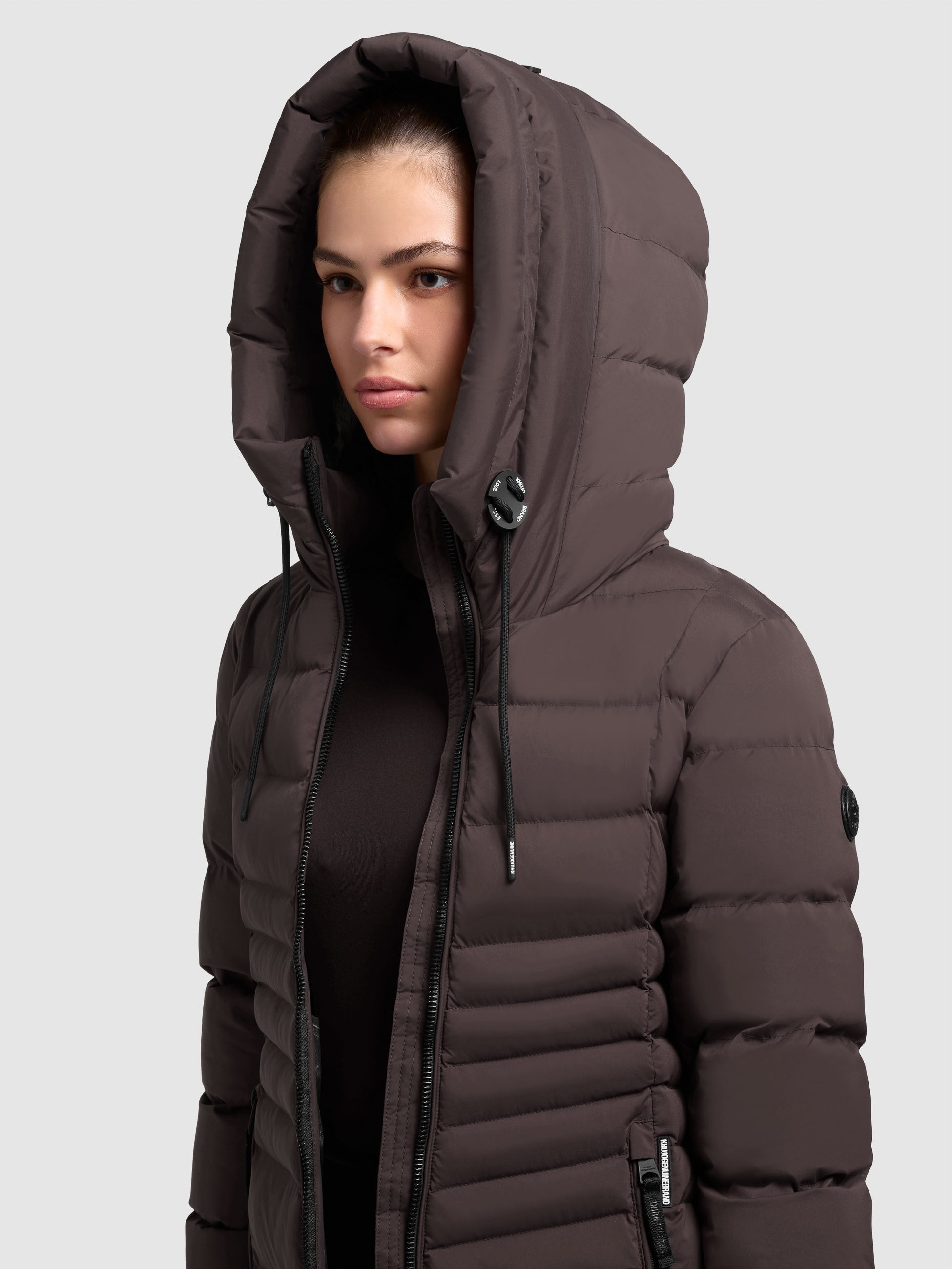 khujo-mantel-lava-moody-plum-damen-kurzmantel-slim-fit-wattiert image 7