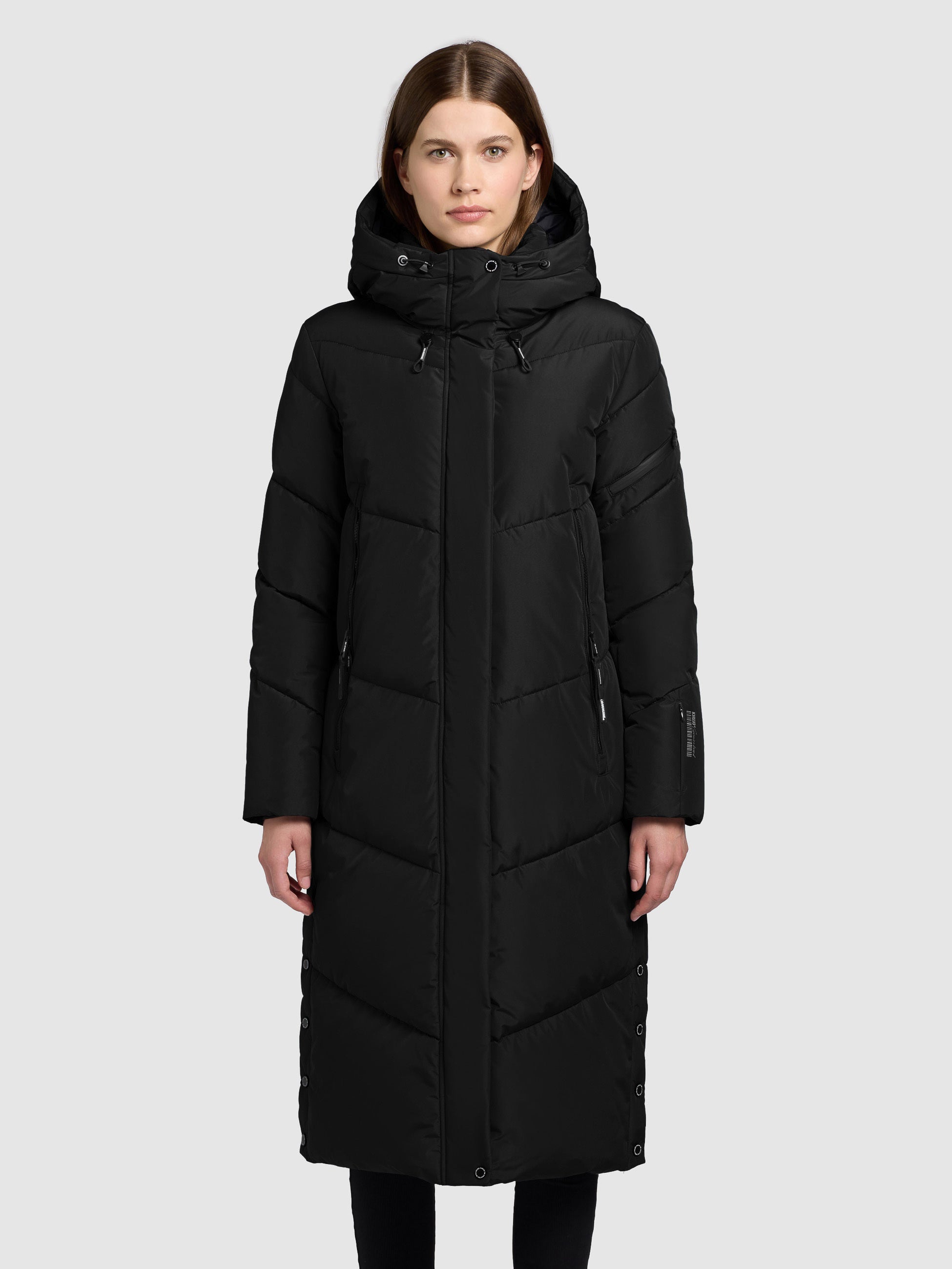 khujo-mantel-sonje6-black-steppmantel-wadenlang-wattiert-damen-winter image 4