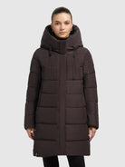 khujo-heather-damen-mantel-steppmantel-moody-plum-kurz image 4