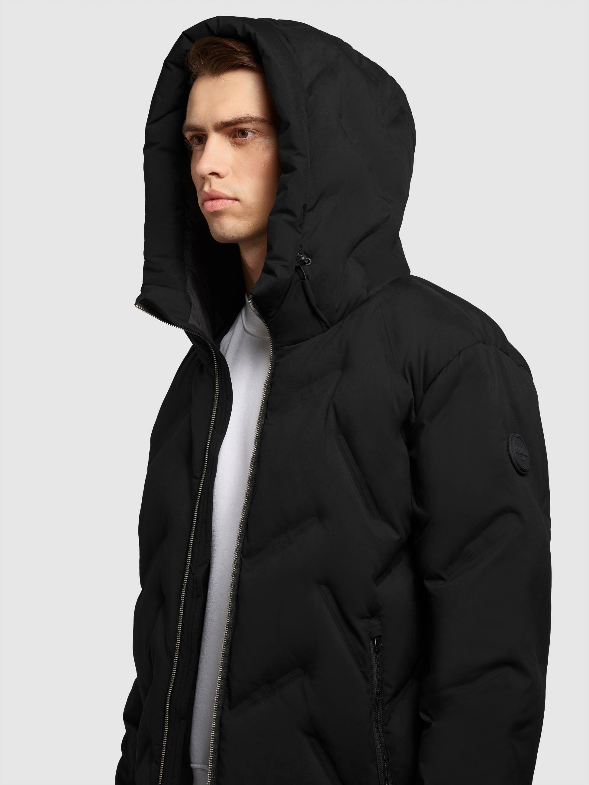 khujo-jacke-onert-black-steppjacke-h-ftlang-mit-kapuze image 7
