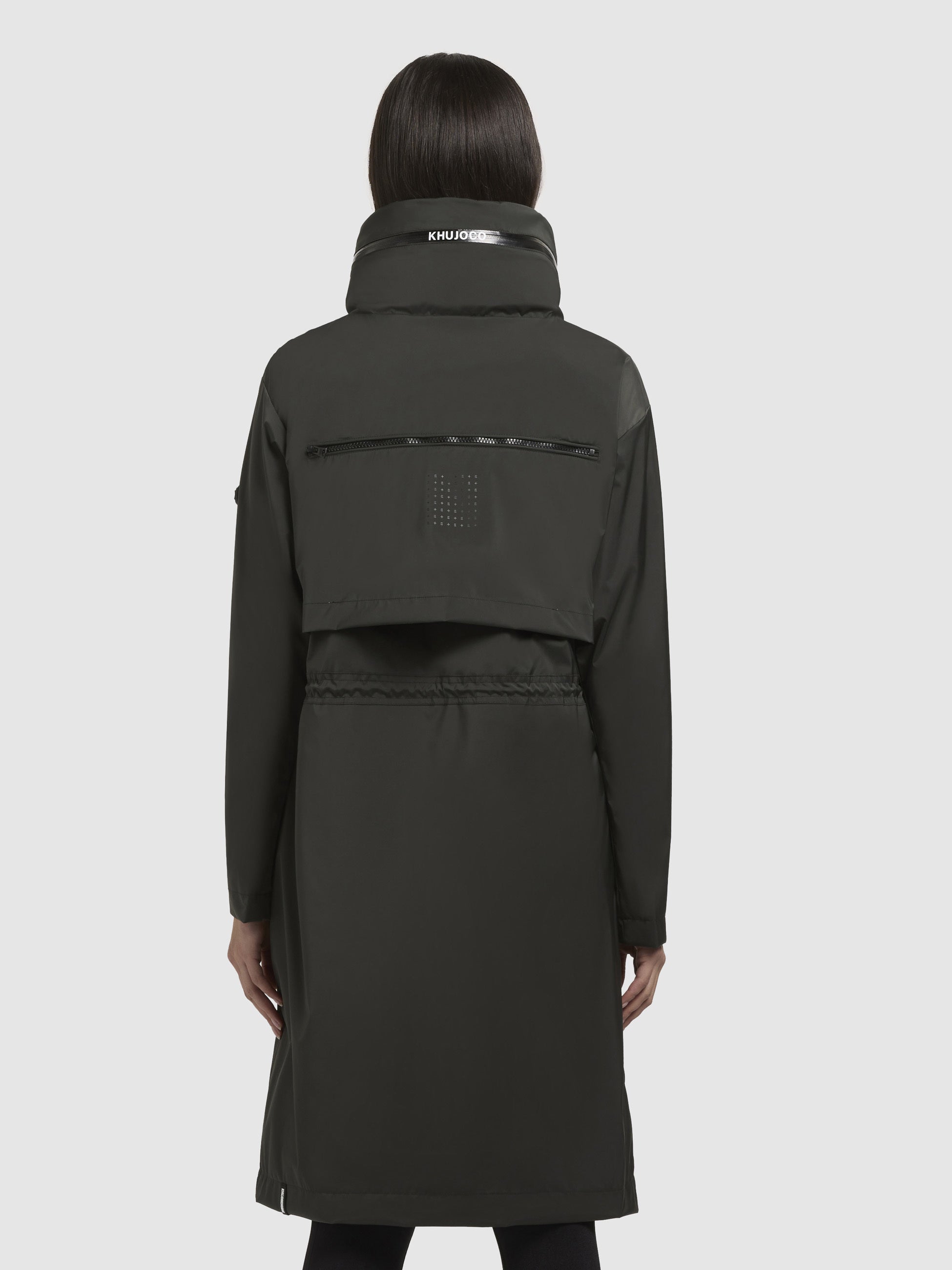 khujo-mantel-loulou-dunkelgr-n-kurzmantel-windbreaker-knielang-loose-fit image 3