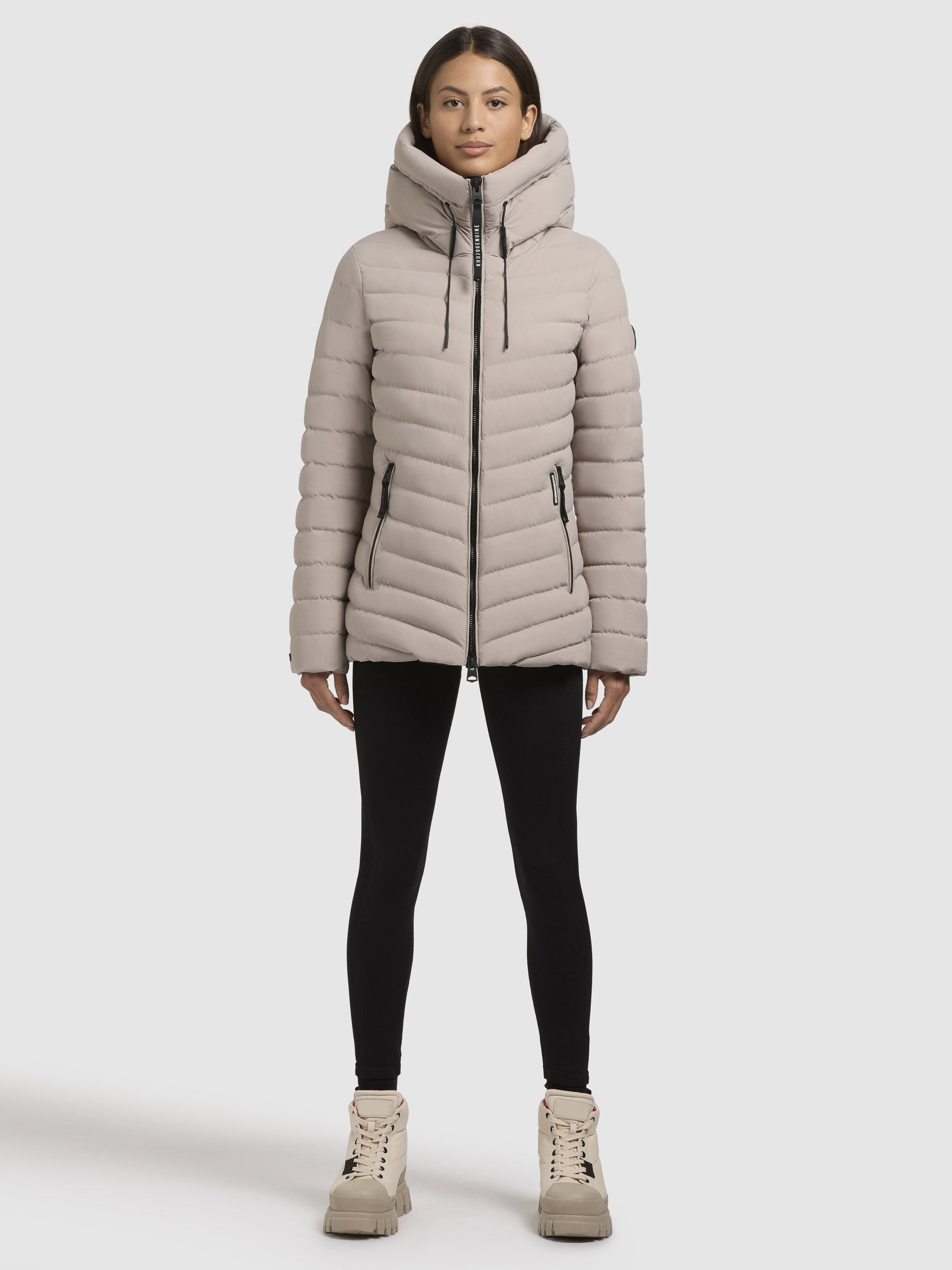 khujo-jacke-pace-hellbeige-h-ftlange-steppjacke-damen image 1