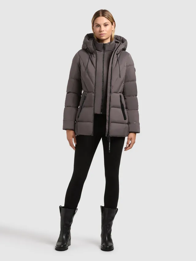khujo-jacke-rabb-2in1-damen-steppjacke-graphite-grey image 1