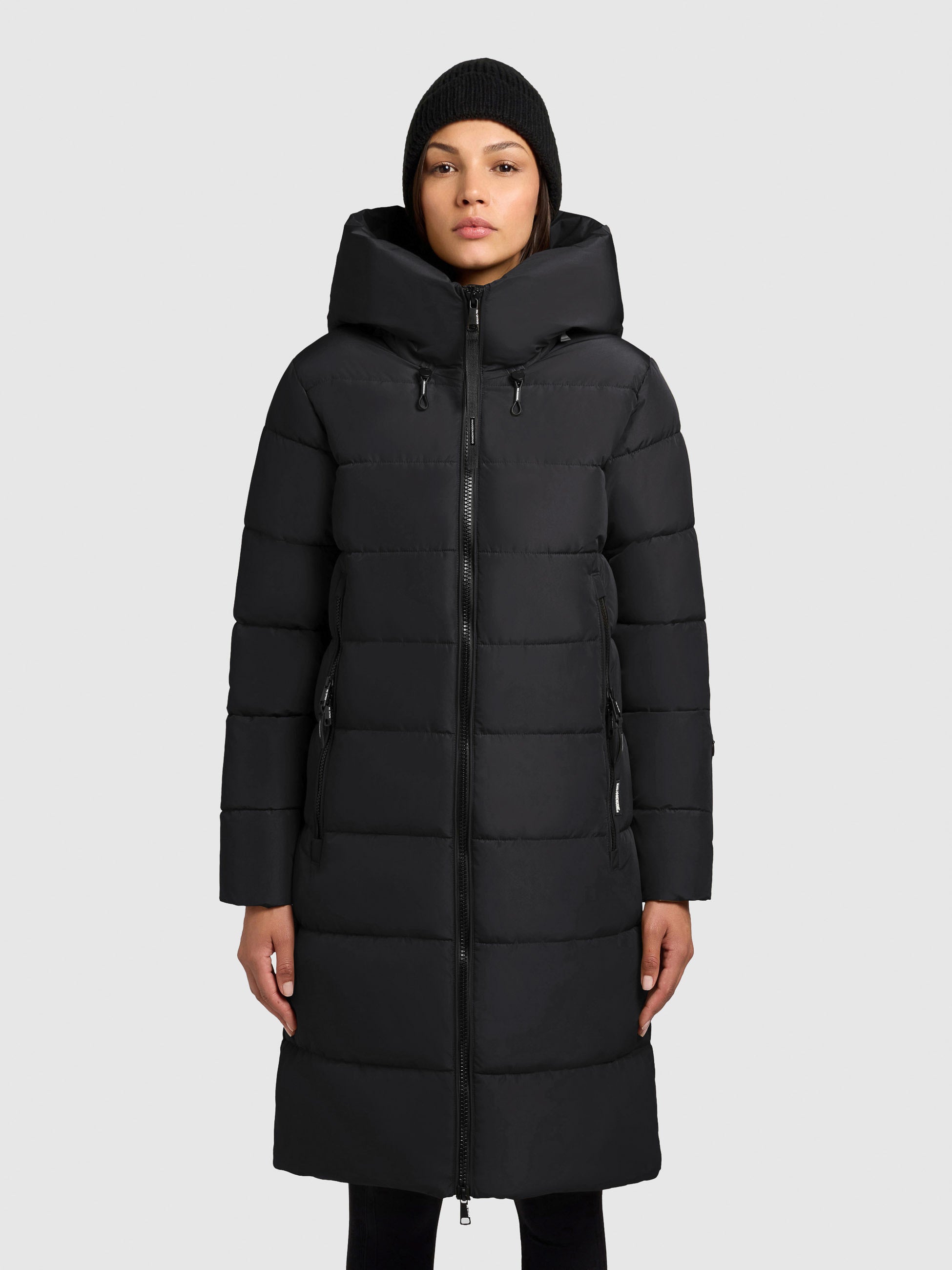 khujo-mantel-jilias5-black-langer-winter-steppmantel-mit-kapuze-damen image 4