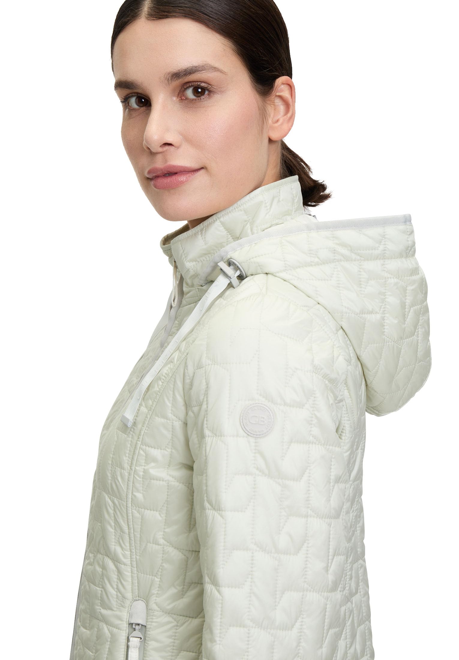gil-bret-damen-steppjacke-mit-kapuze-hahnentritt-polyamid image 3