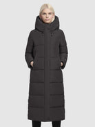 khujo-coat-soulani4-dark-gray-wadenlanger-winter-steppmantel-mit-kapuze image 4