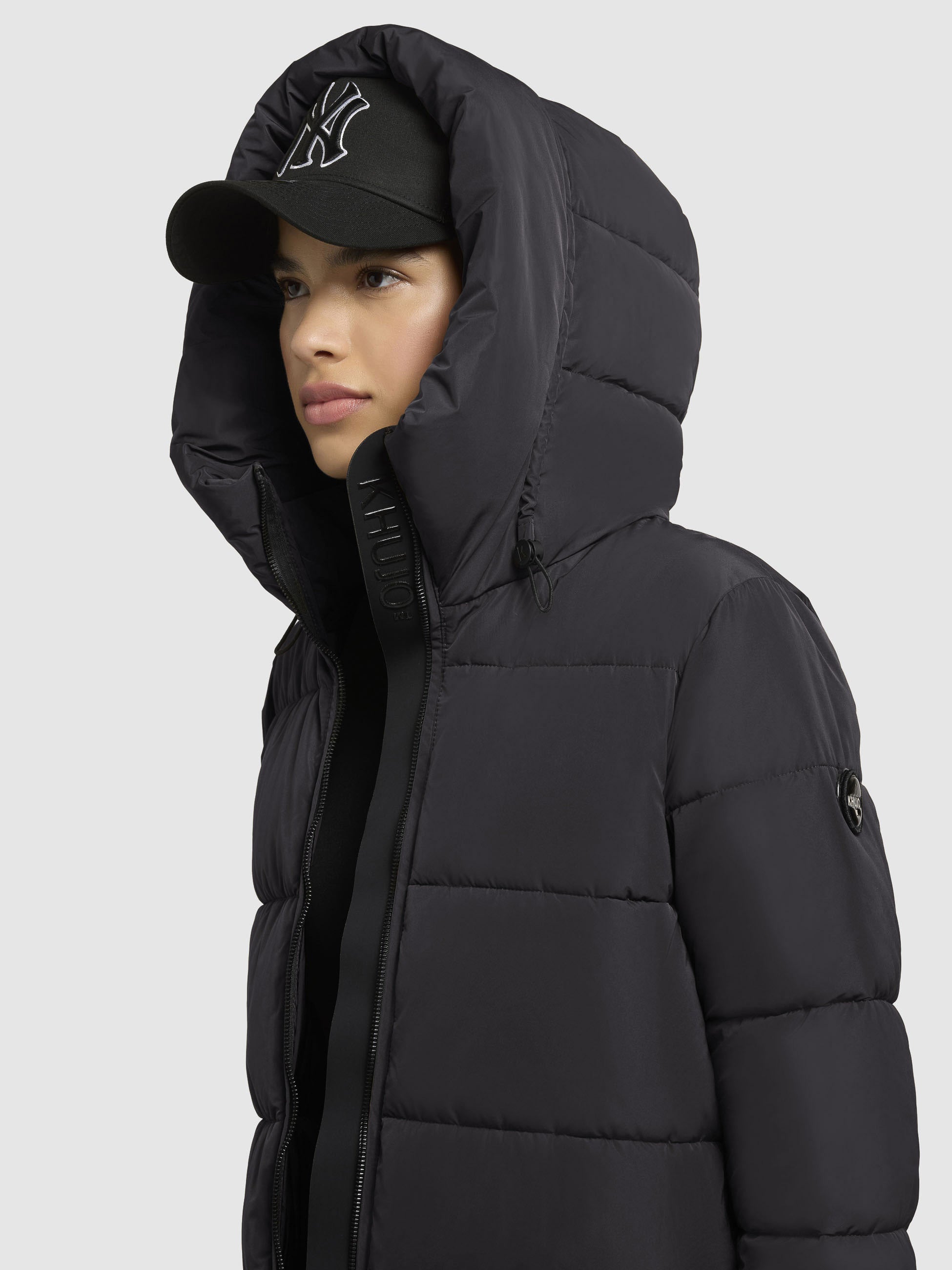 khujo-mantel-phia-dunkelgrau-wintermantel-damen-loose-fit-wattiert image 7