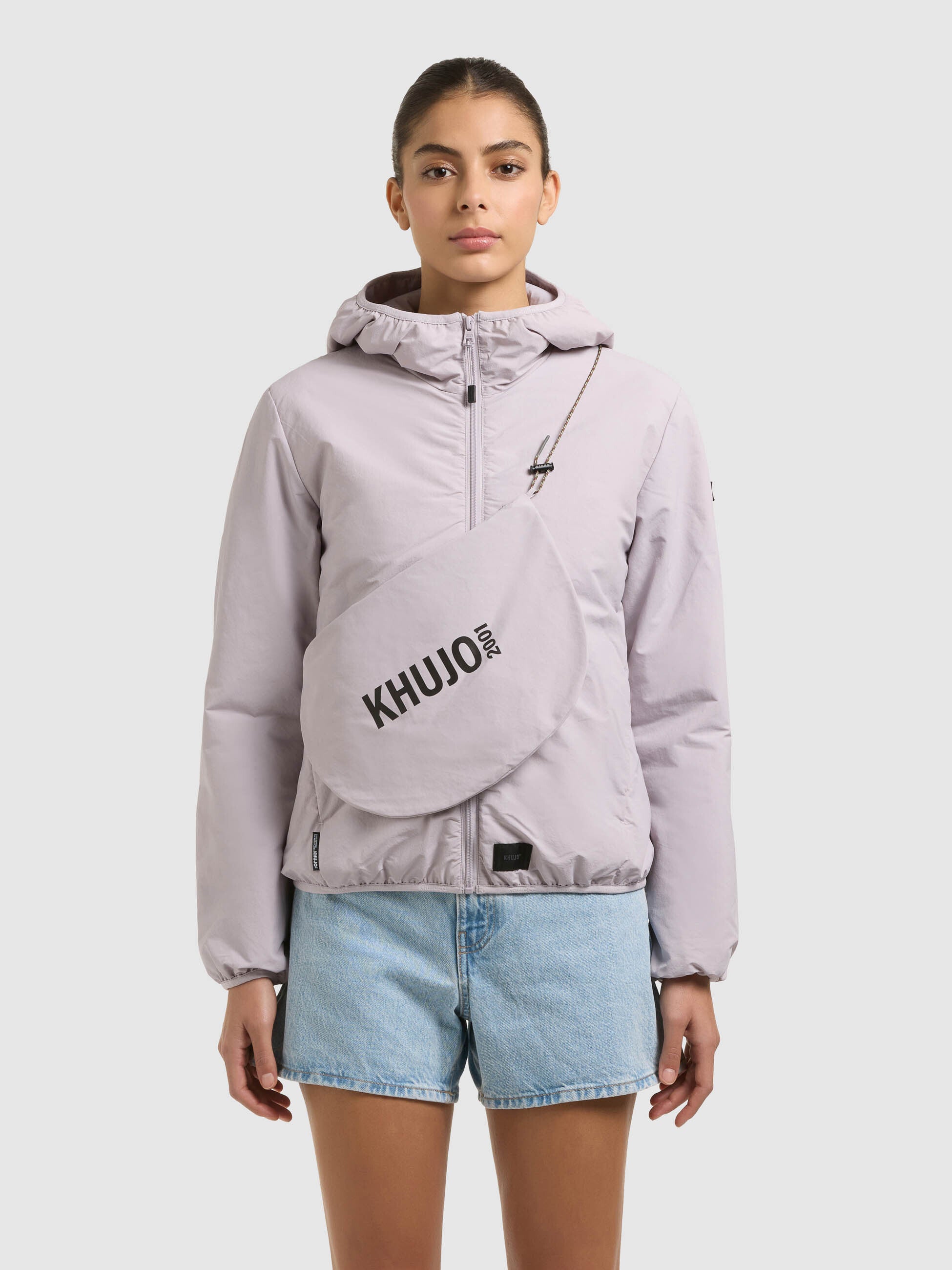 khujo-jacke-shelly2-raindrops-lilac-leichte-damen-blousonjacke-mit-packtasche image 1