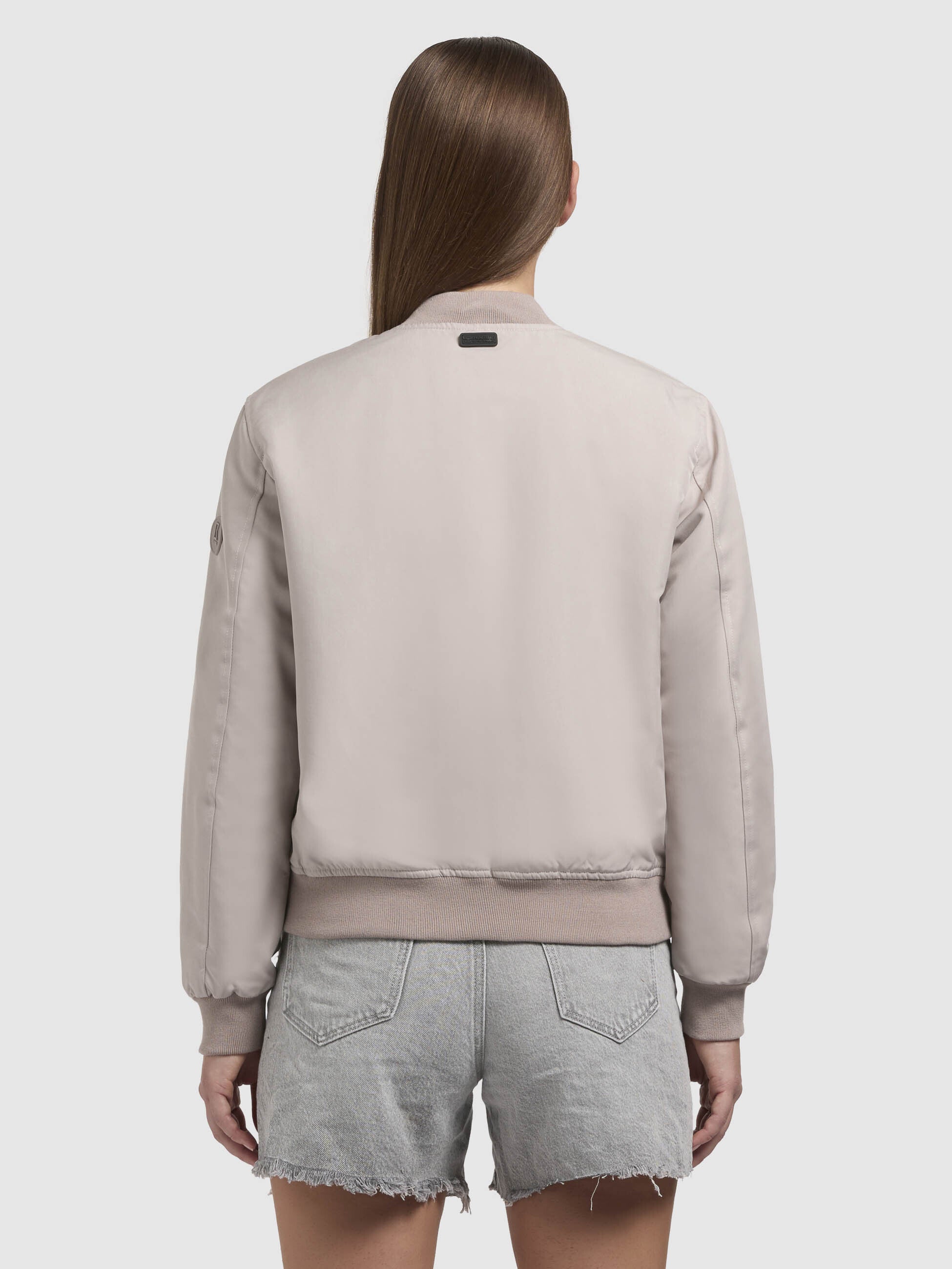 khujo-philo-bomberjacke-damen-graulila-regular-fit image 3