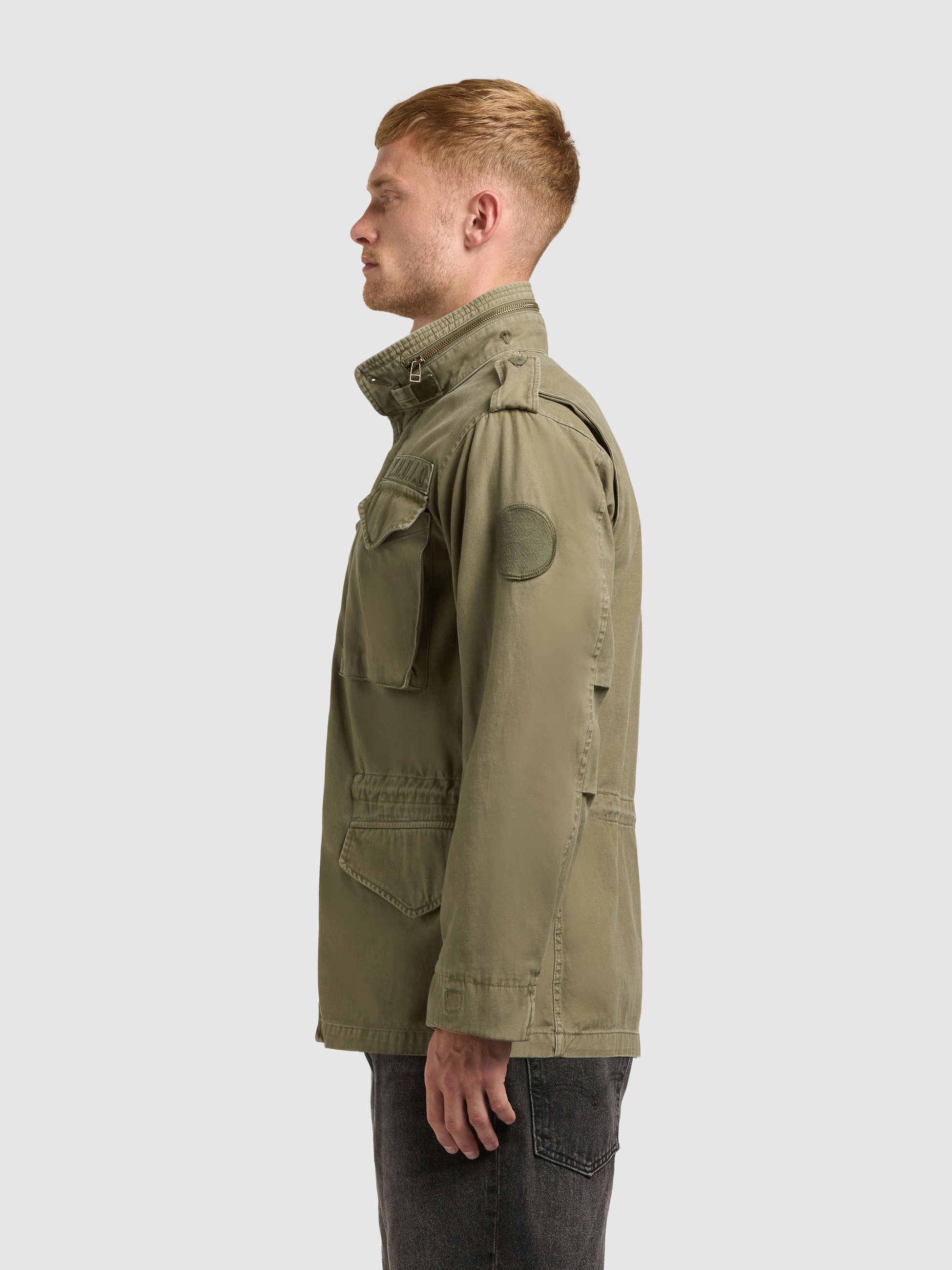 khujo-jacke-gene-olive-damen-fieldjacket-regular-fit image 5