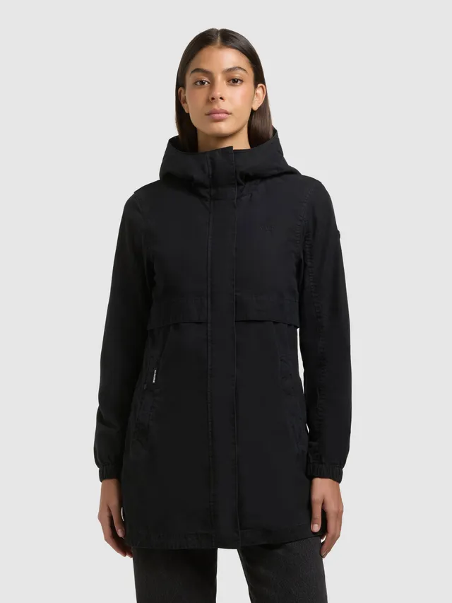 khujo-brava-kapuzenjacke-black-black-slim-fit-sommerjacke image 1