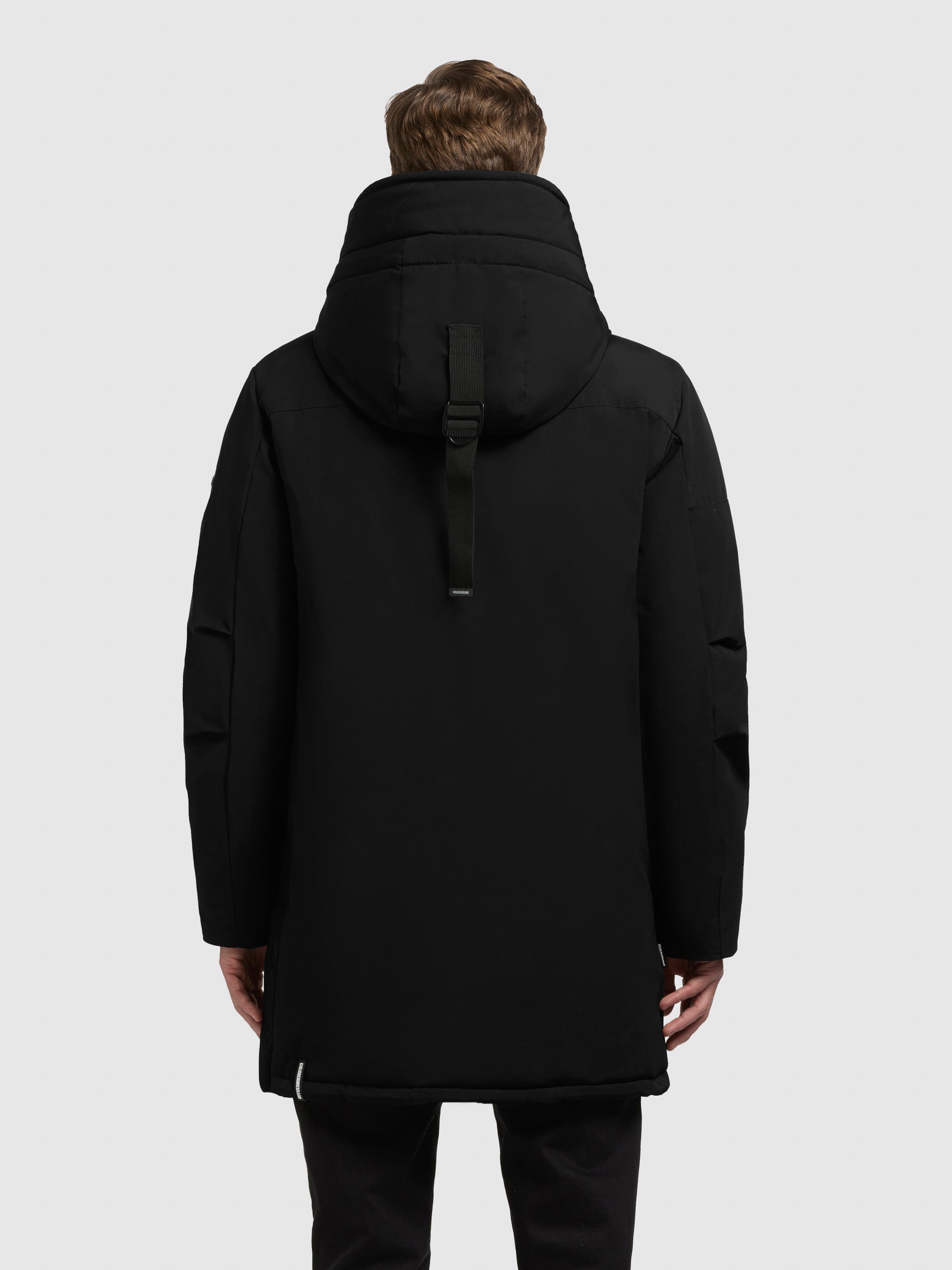khujo-mantel-dachs-black-kurzmantel-parka-mit-kapuze image 3