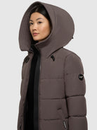khujo-coat-faltd2-graphite-gray-kurzer-steppmantel-mit-kapuze image 8